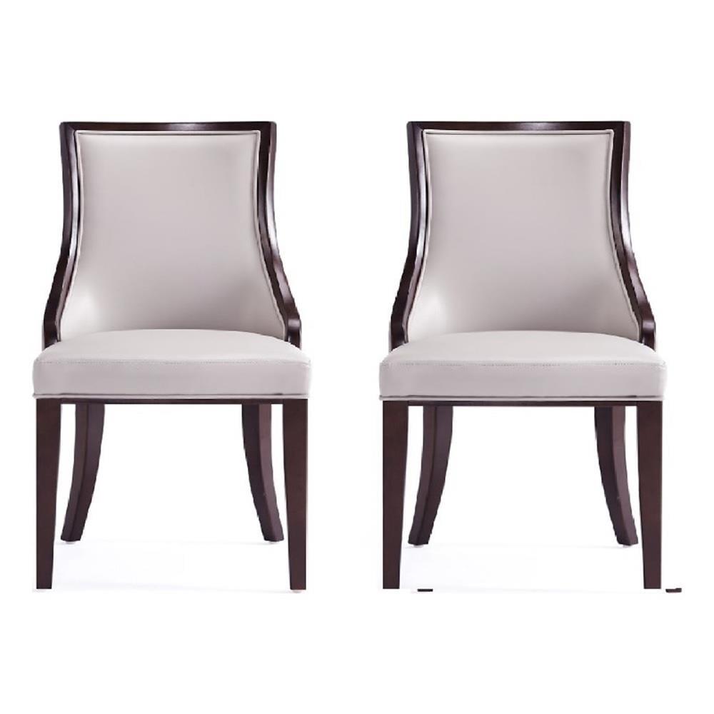 Faux Leather Upholstered Side Chair