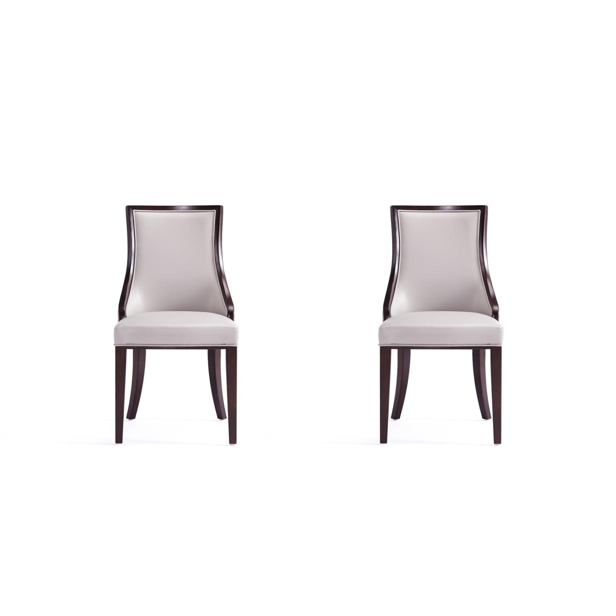 Faux Leather Upholstered Side Chair