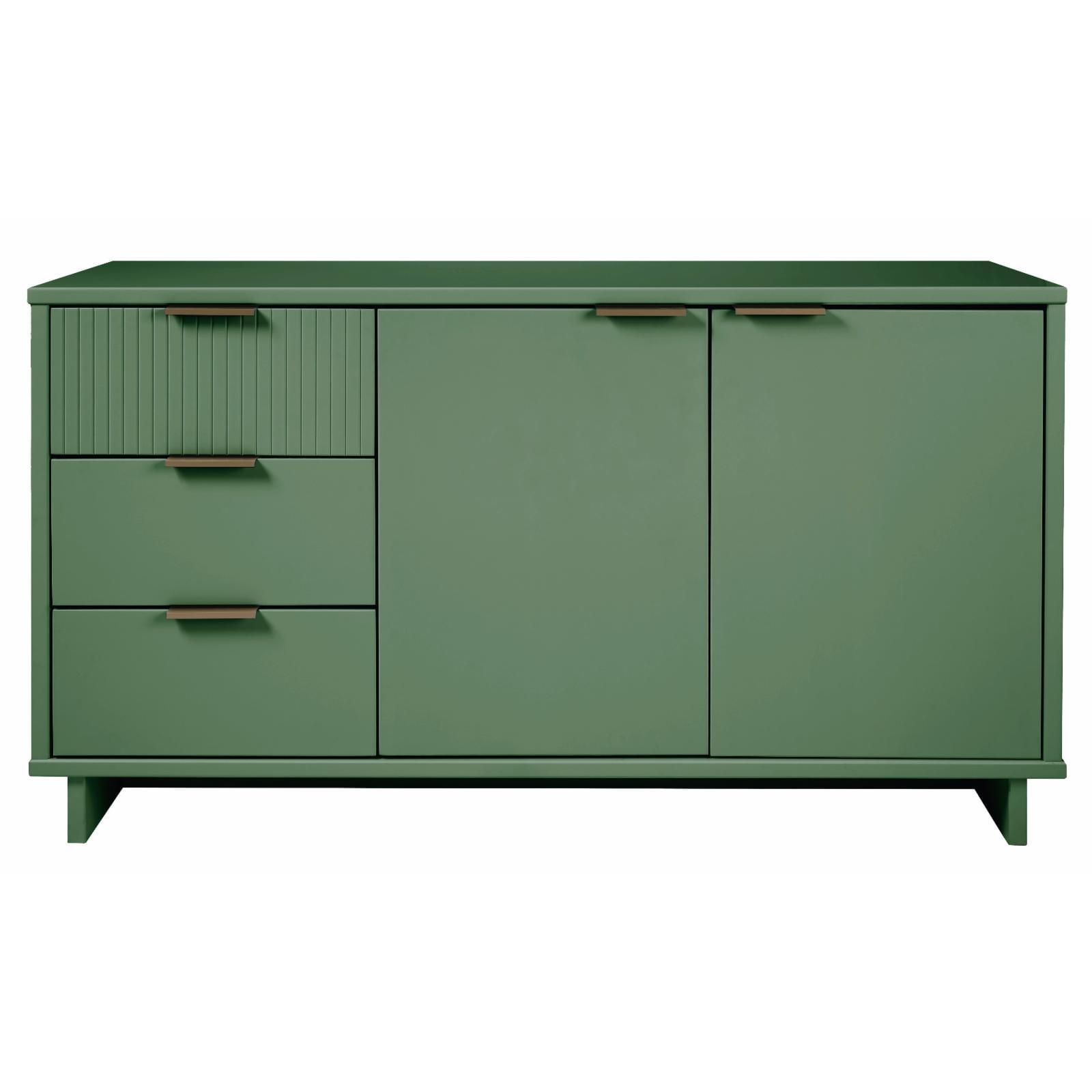 55.07" Granville Modern 3 Drawer Sideboard - Manhattan Comfort