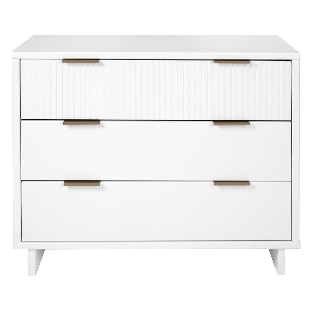 Granville Glam 41'' White Engineered Wood Horizontal Dresser