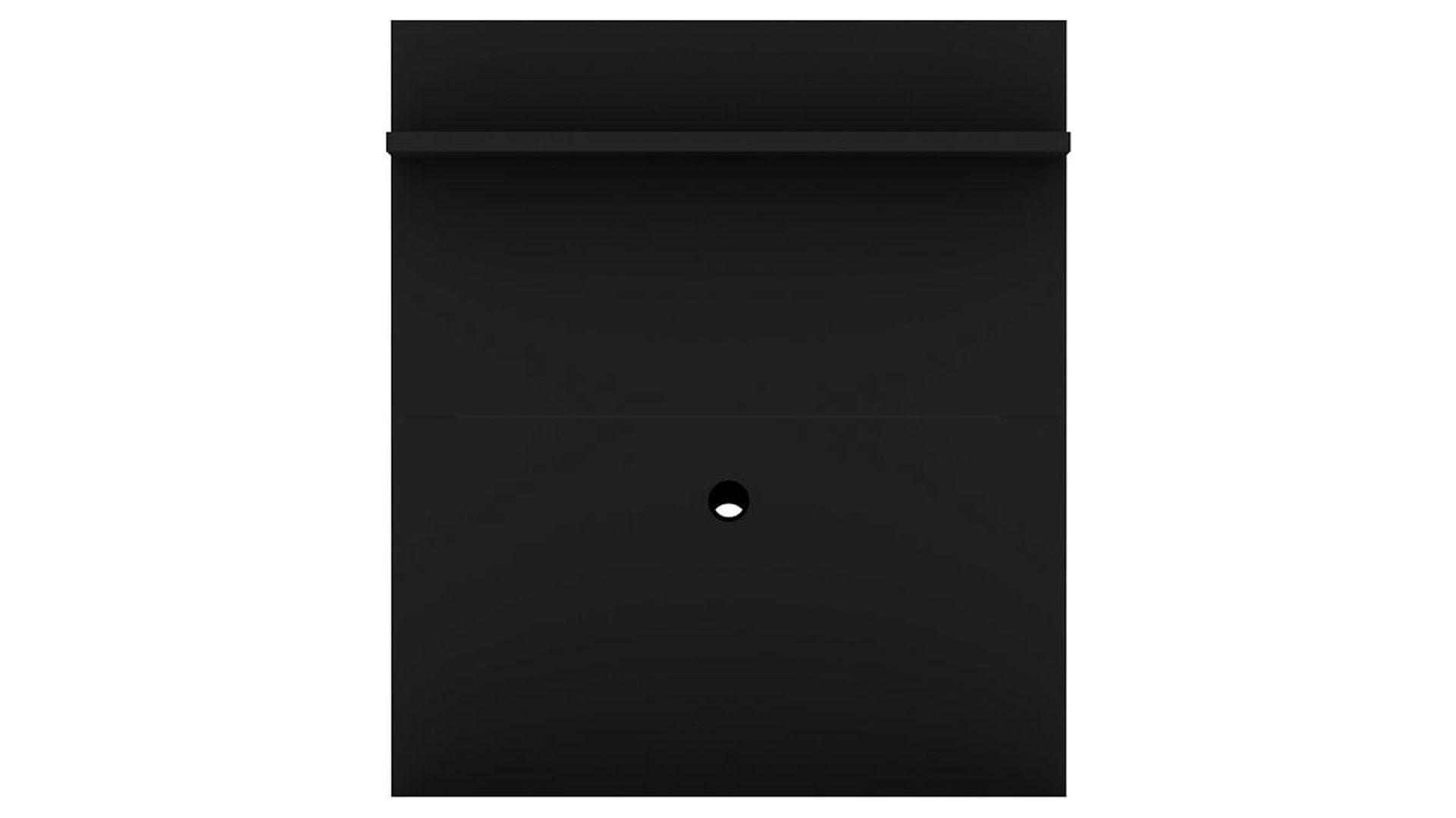 Tribeca 36'' Black Engineered Wood TV Panel with Mount