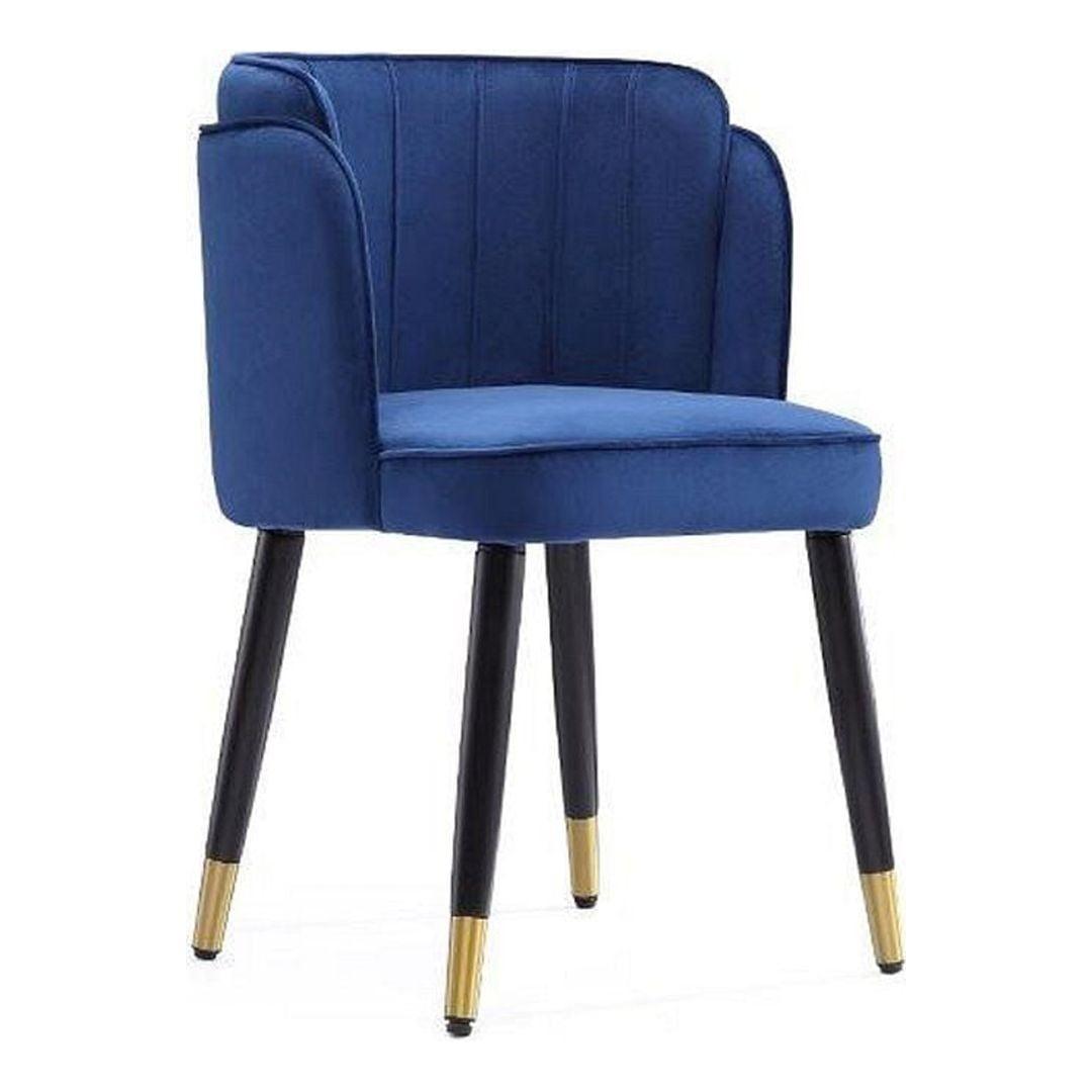 Zephyr Velvet Dining Chair - Manhattan Comfort