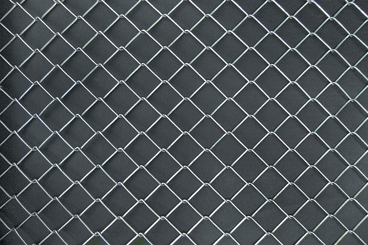 6 ft x 50 ft Silver Galvanized Steel Chain Link Fence