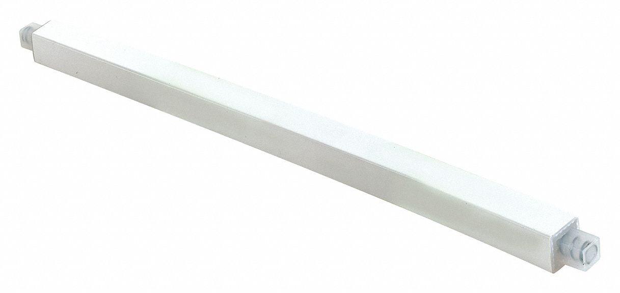 36 Inch White Plastic Wall Mounted Towel Bar