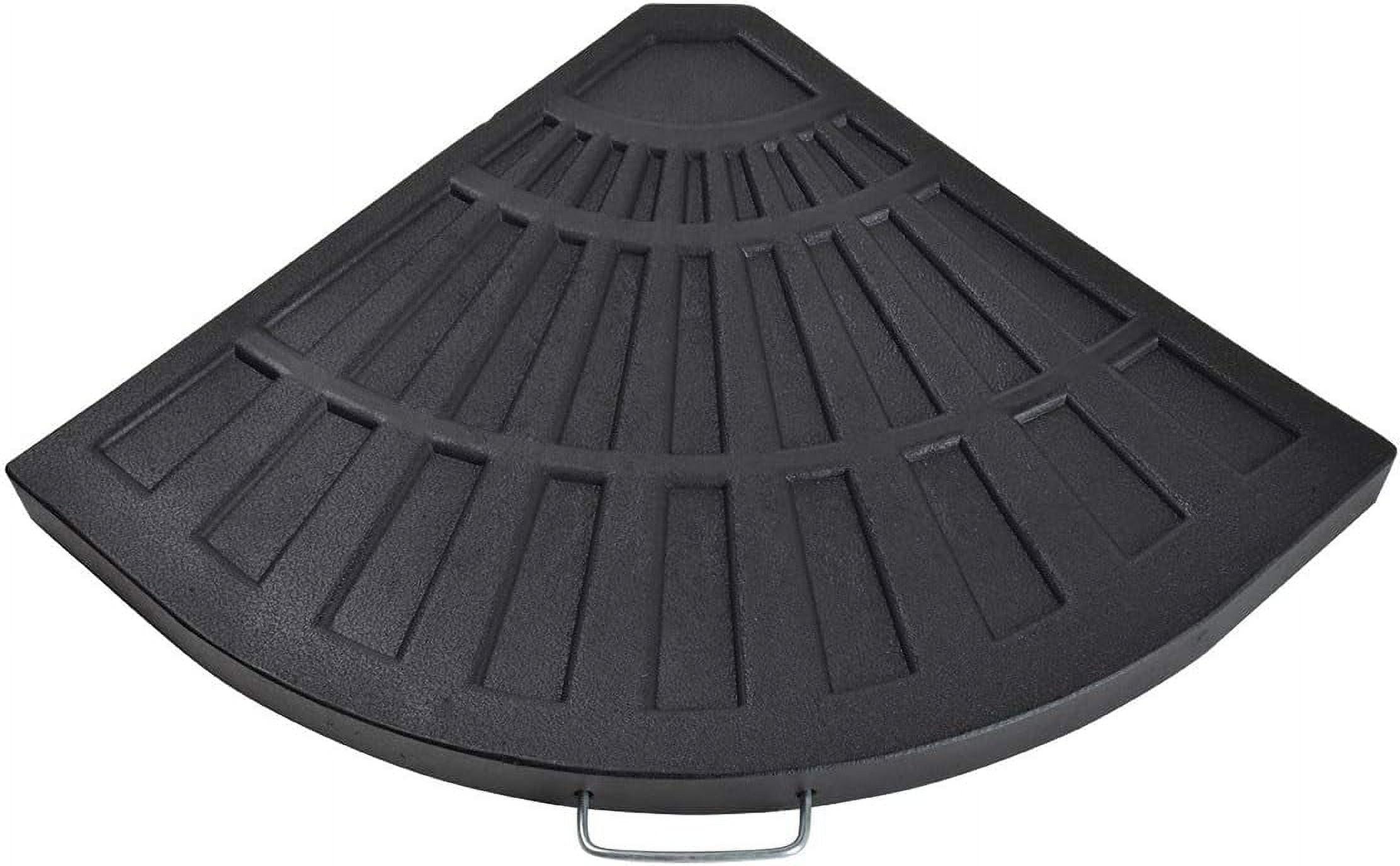 Black Envirostone Sector Umbrella Base, 26 in.