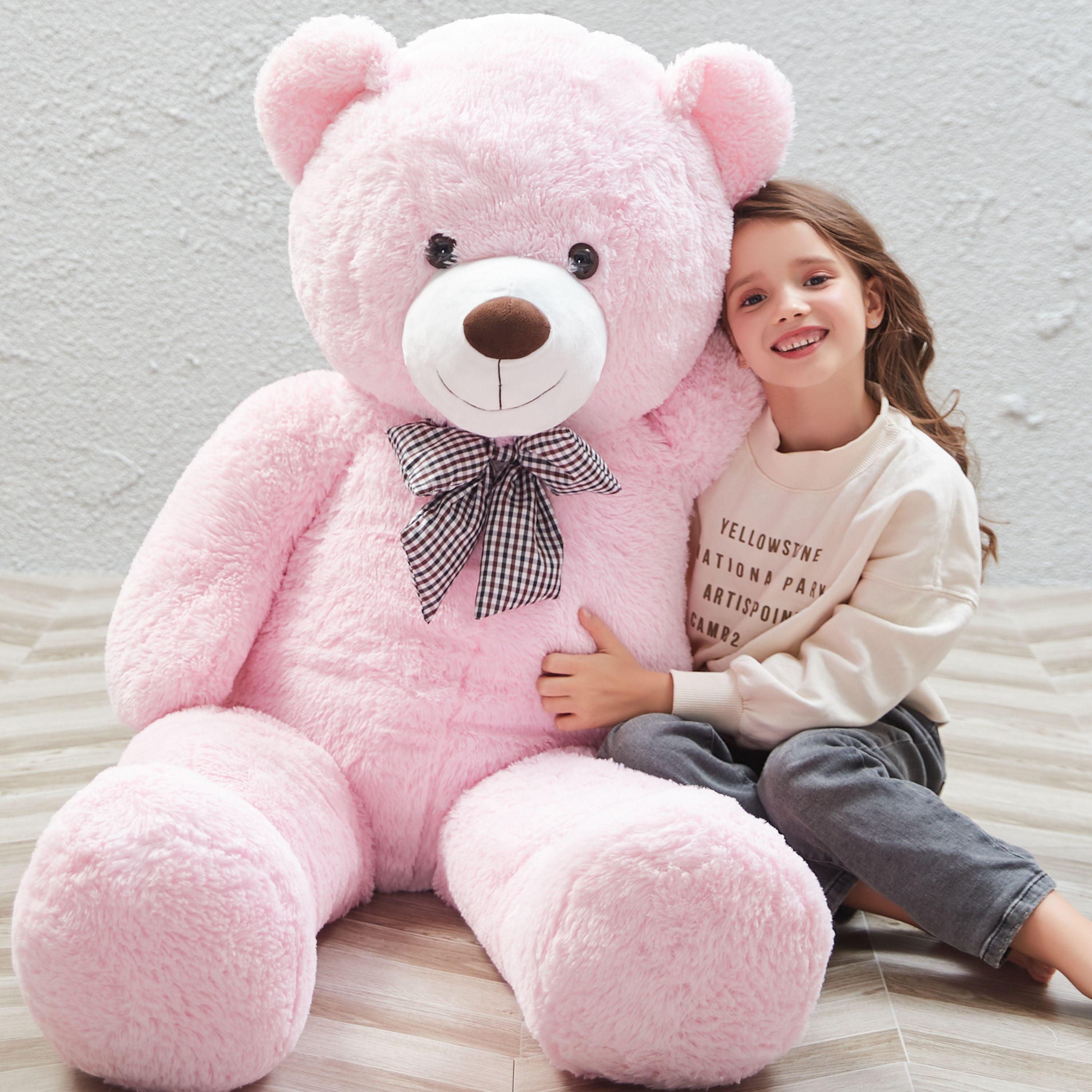 MorisMos Giant Teddy Bear 4ft Stuffed Animal Soft Big Bear Plush Toy