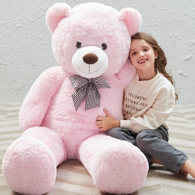 MorisMos Giant Teddy Bear 4ft Stuffed Animal Soft Big Bear Plush Toy