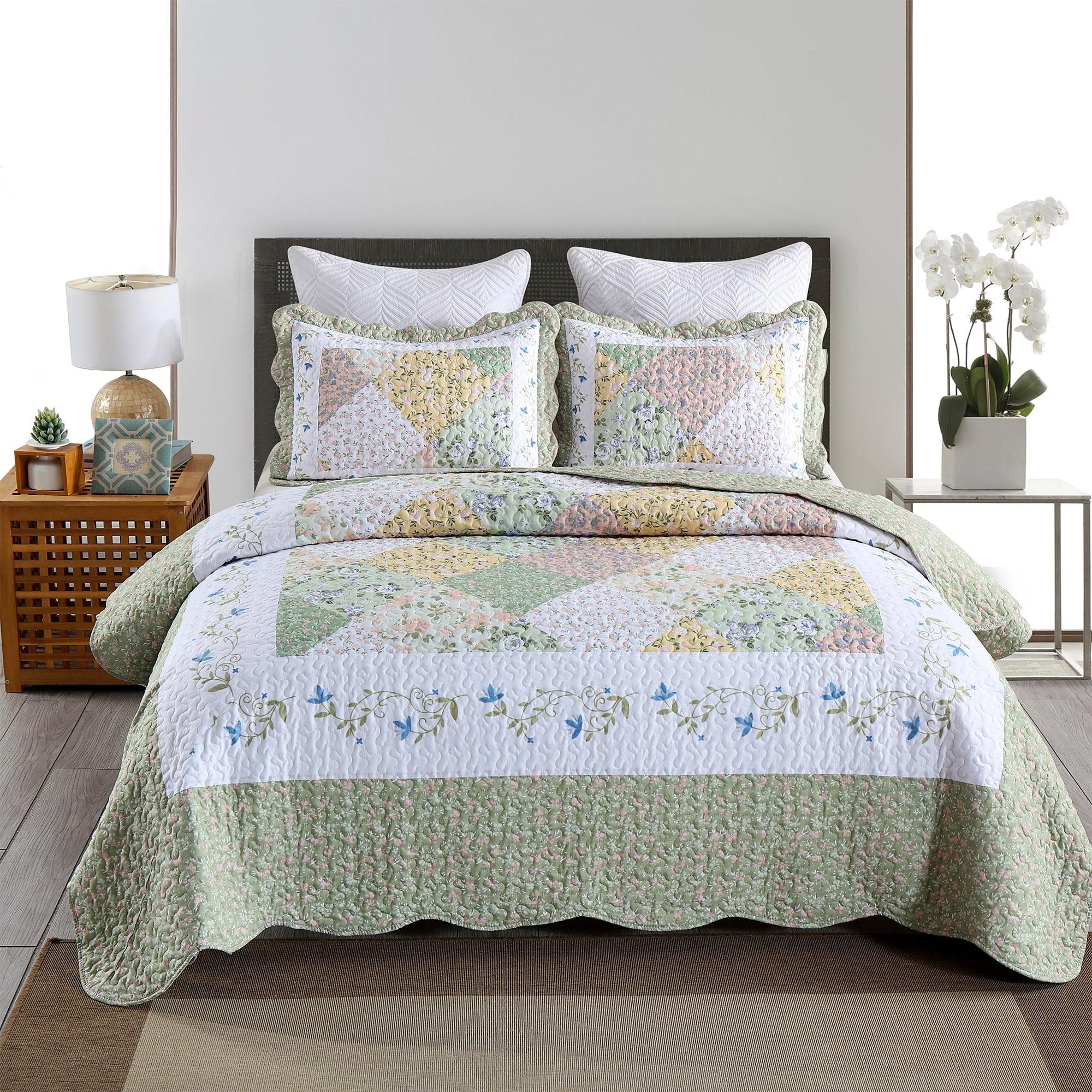 Floral Quilt Set