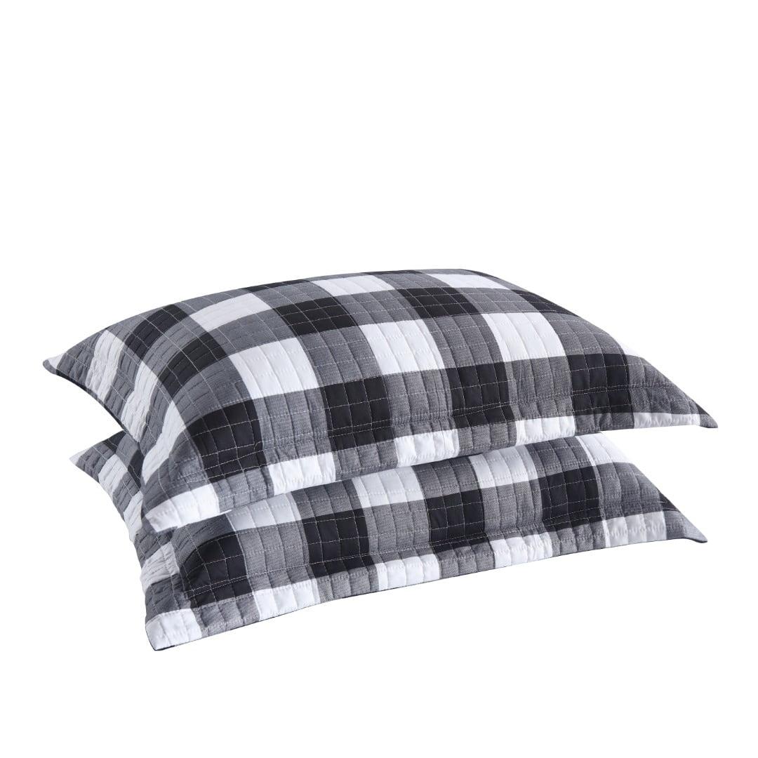 BP01 Gingham Reversible Pillow Cover