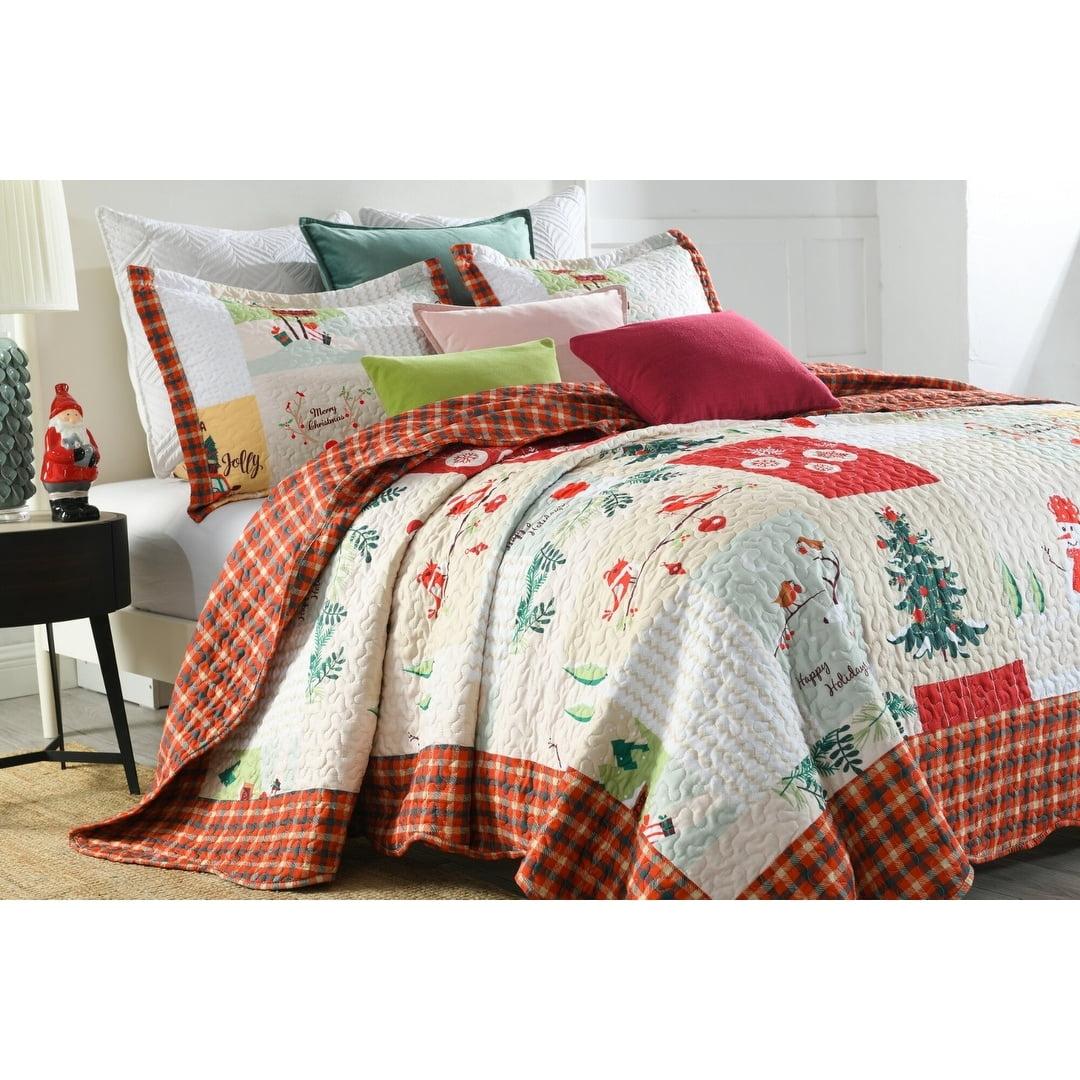 Plaid Quilt Set