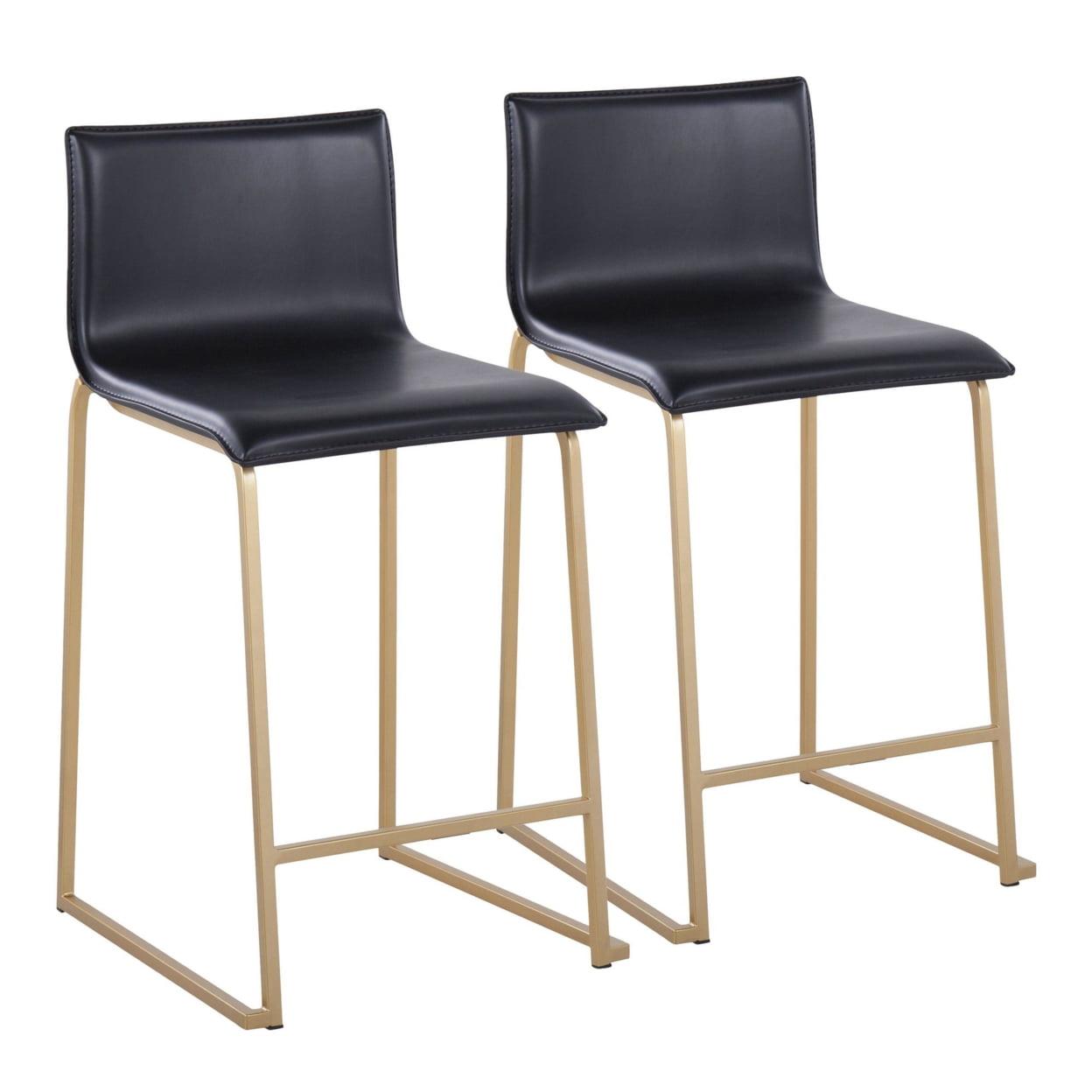 Set of 2 26" Mara Contemporary Counter Height Barstools - LumiSource