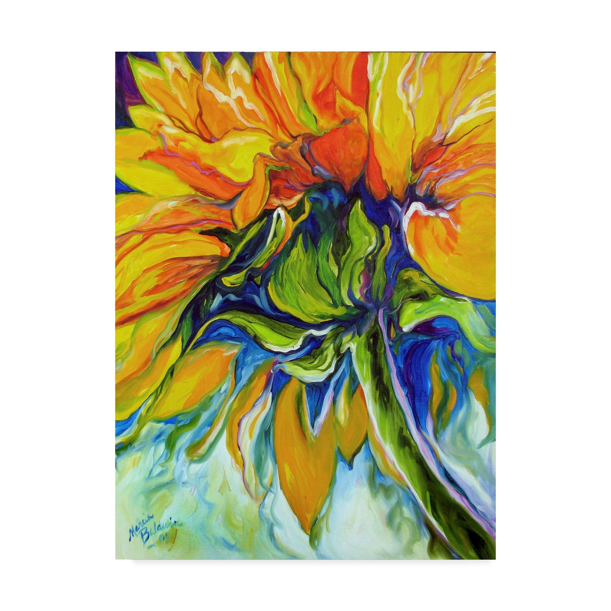Trademark Fine Art Marcia Baldwin " Sunflower In July " by Marcia Baldwin