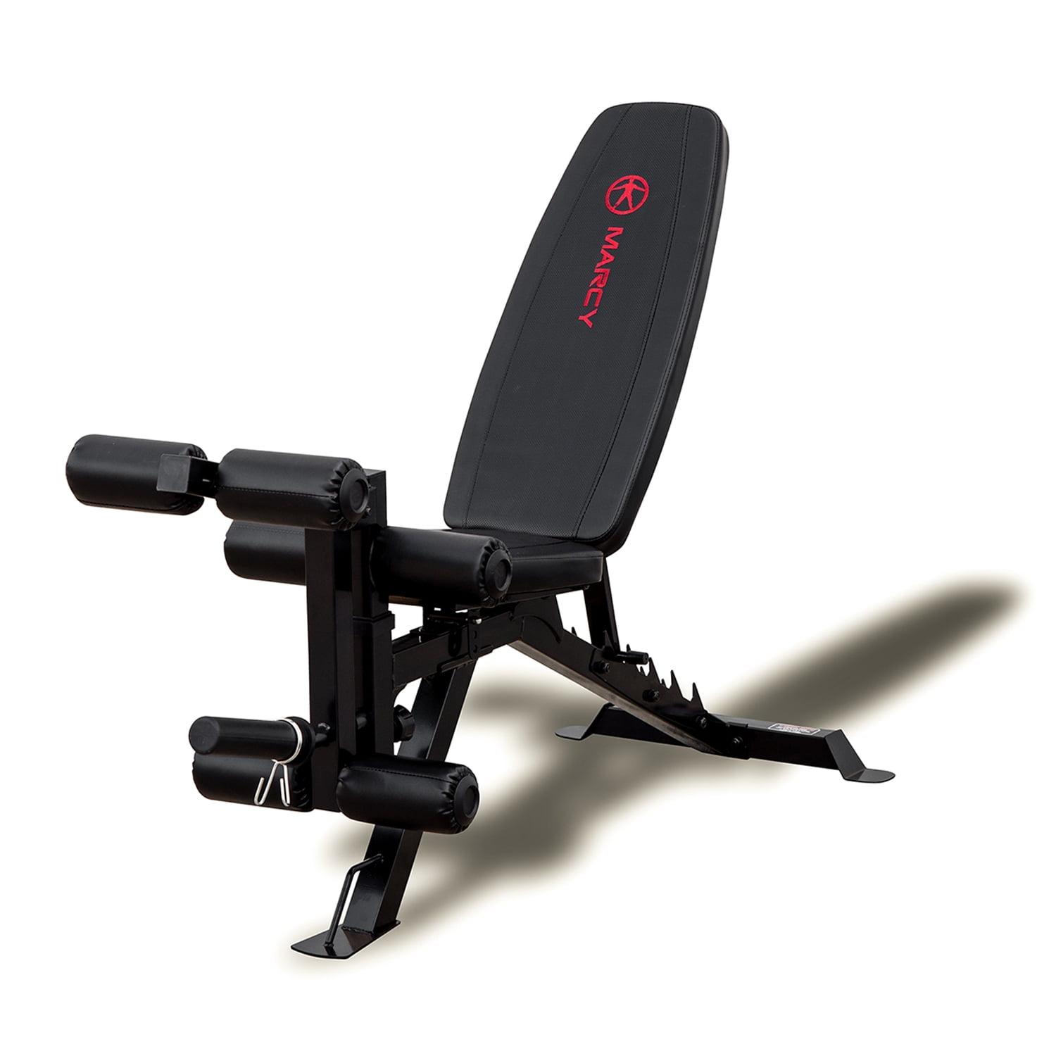 Marcy Deluxe Utility Weight Bench - Red/Black