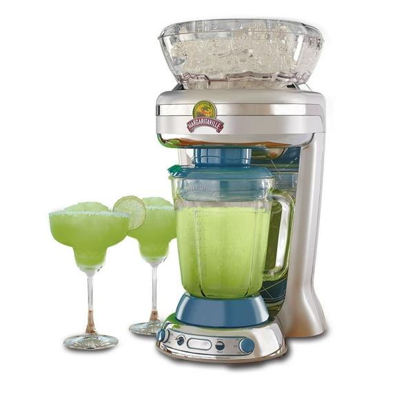 Margaritaville Key West Frozen Concoction Maker Ice Shaver and Crusher Blue/Silver: 64oz Capacity, 450W, Dishwasher-Safe Parts