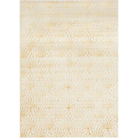 Glitzy Geometric Rug