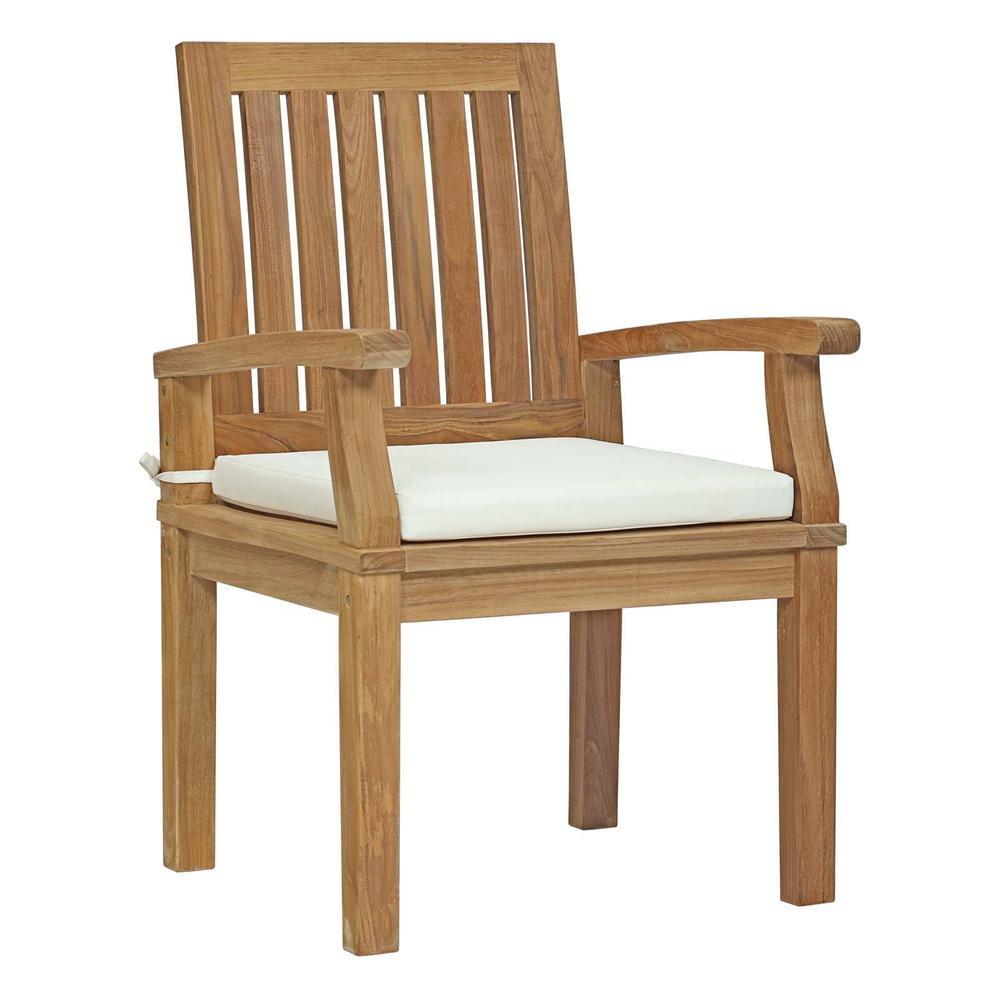 Modway Marina Outdoor Patio Teak Dining Chair