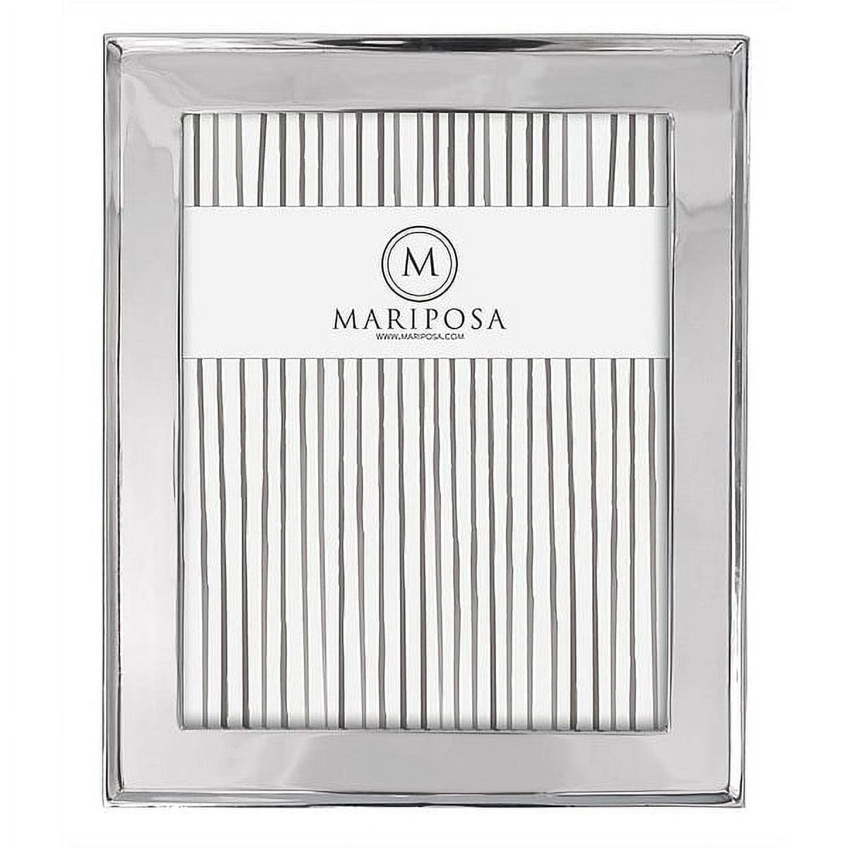 Mariposa Signature 8x10 Silver Aluminum Frame