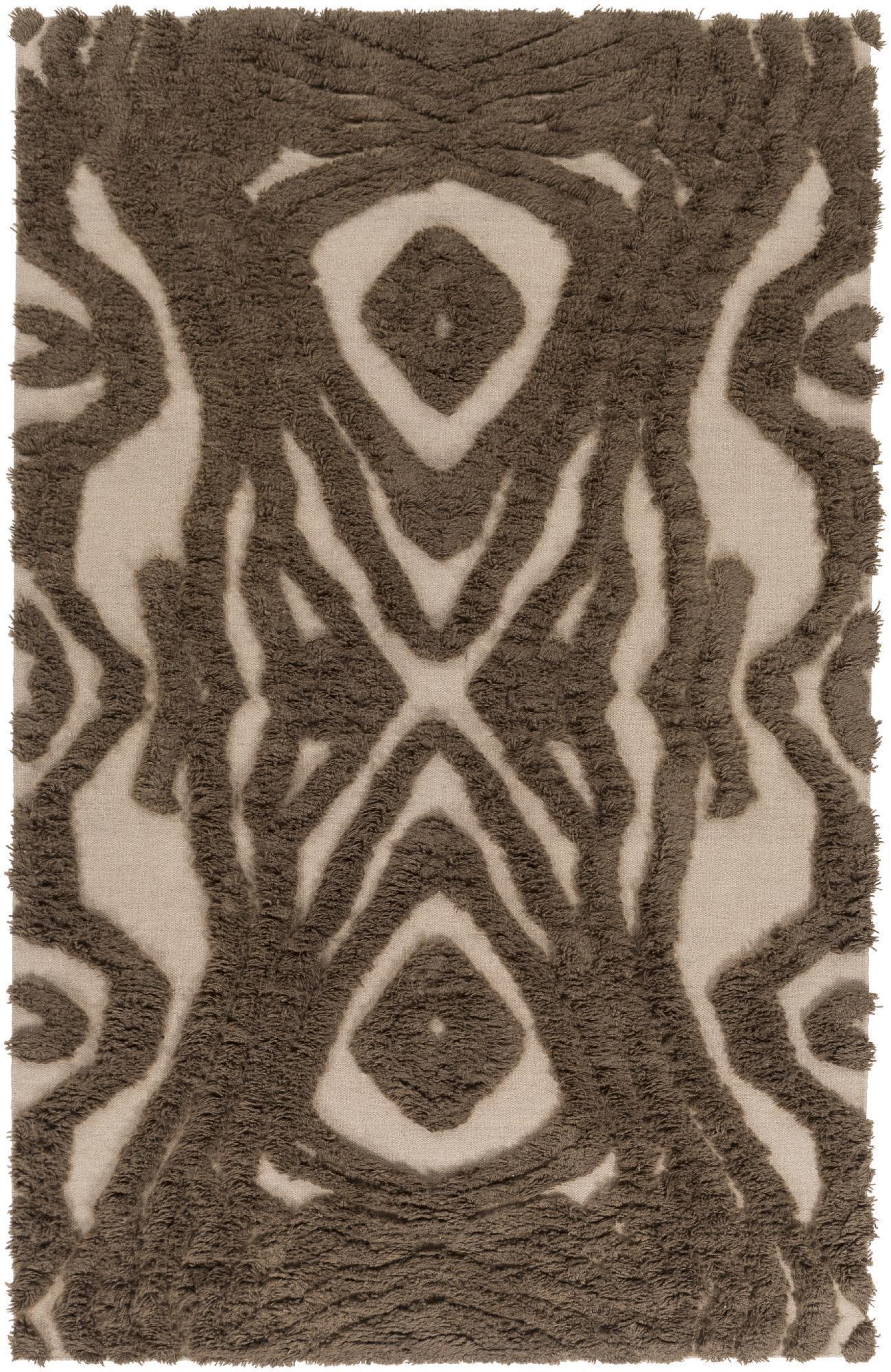 Mark & Day Madera 2'x3' Rectangle Woven Indoor Area Rugs Brown: Handwoven Wool, Stain-Resistant, Bohemian Style