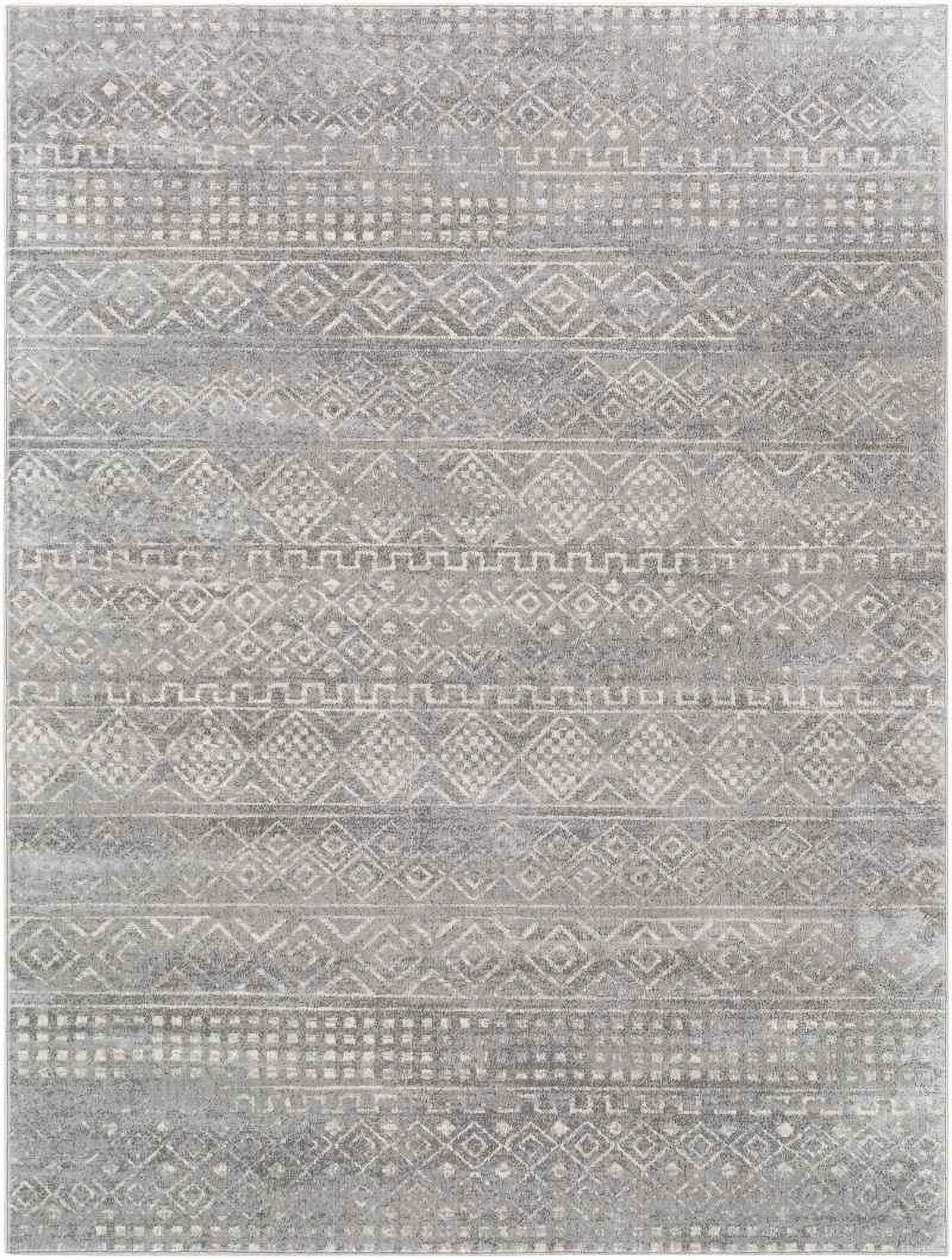 Mark & Day Roswinkel 5'3"x7'1" Rectangle Woven Indoor Area Rugs Medium Gray