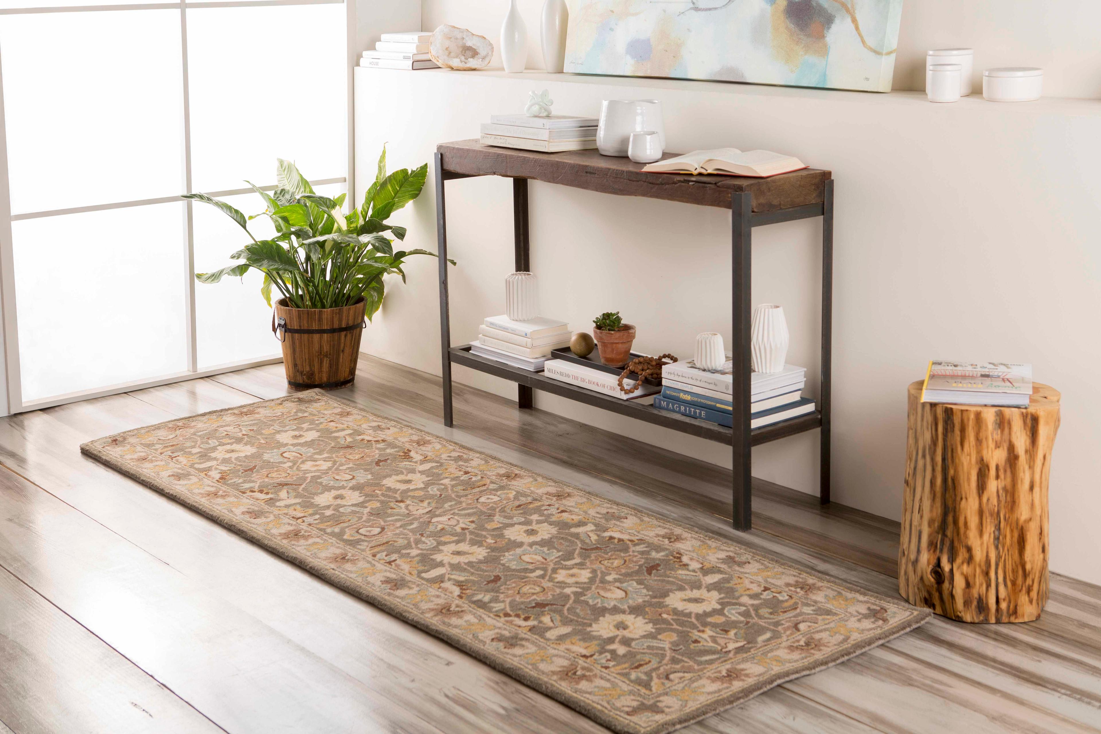 Mark&Day Area Rugs, 6x6 Paris Traditional Khaki Square Area Rug (6' Square)