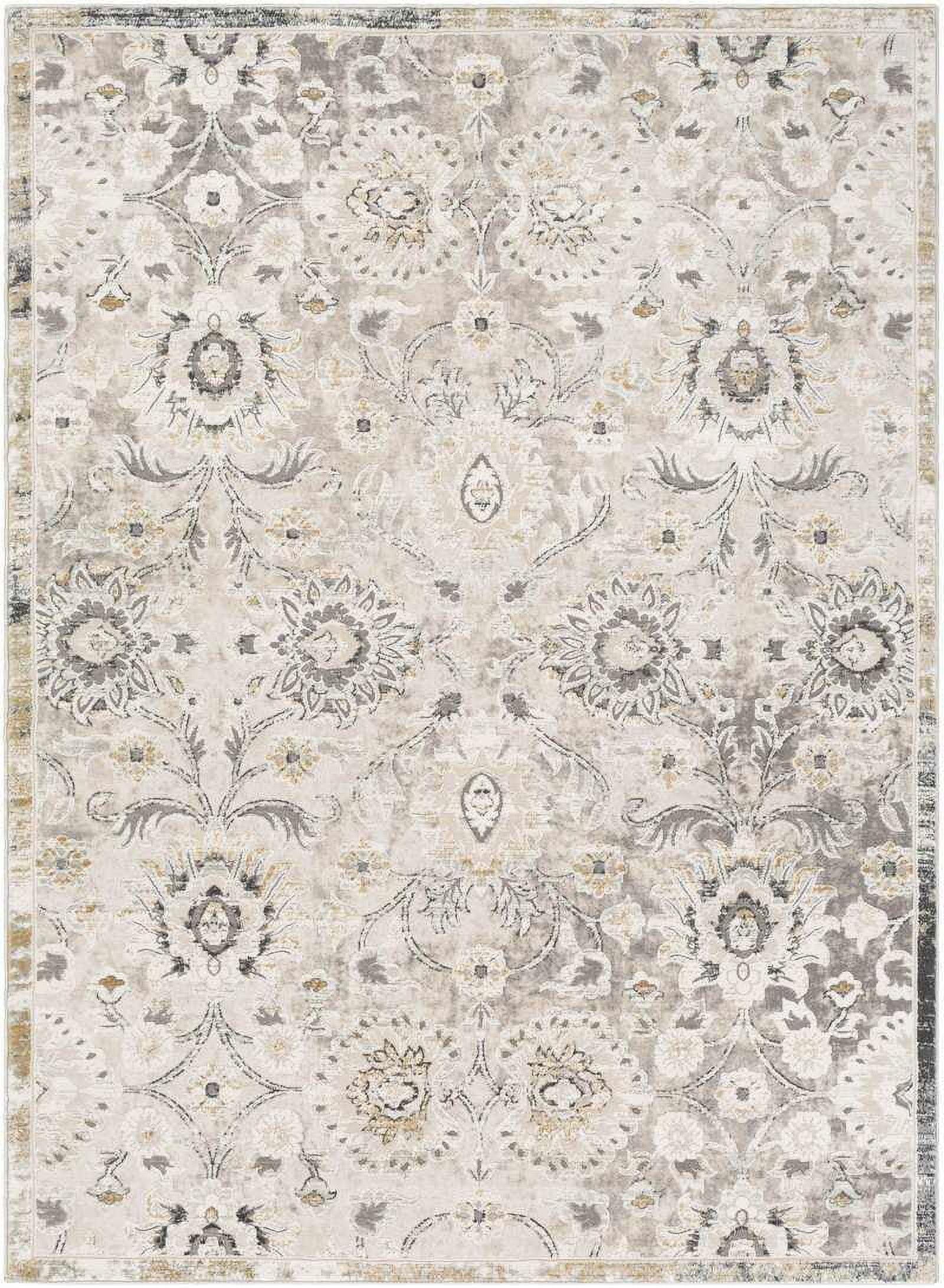 Mark & Day Schipborg 6'7"x9'6" Rectangle Woven Indoor Area Rugs Metallic Gold