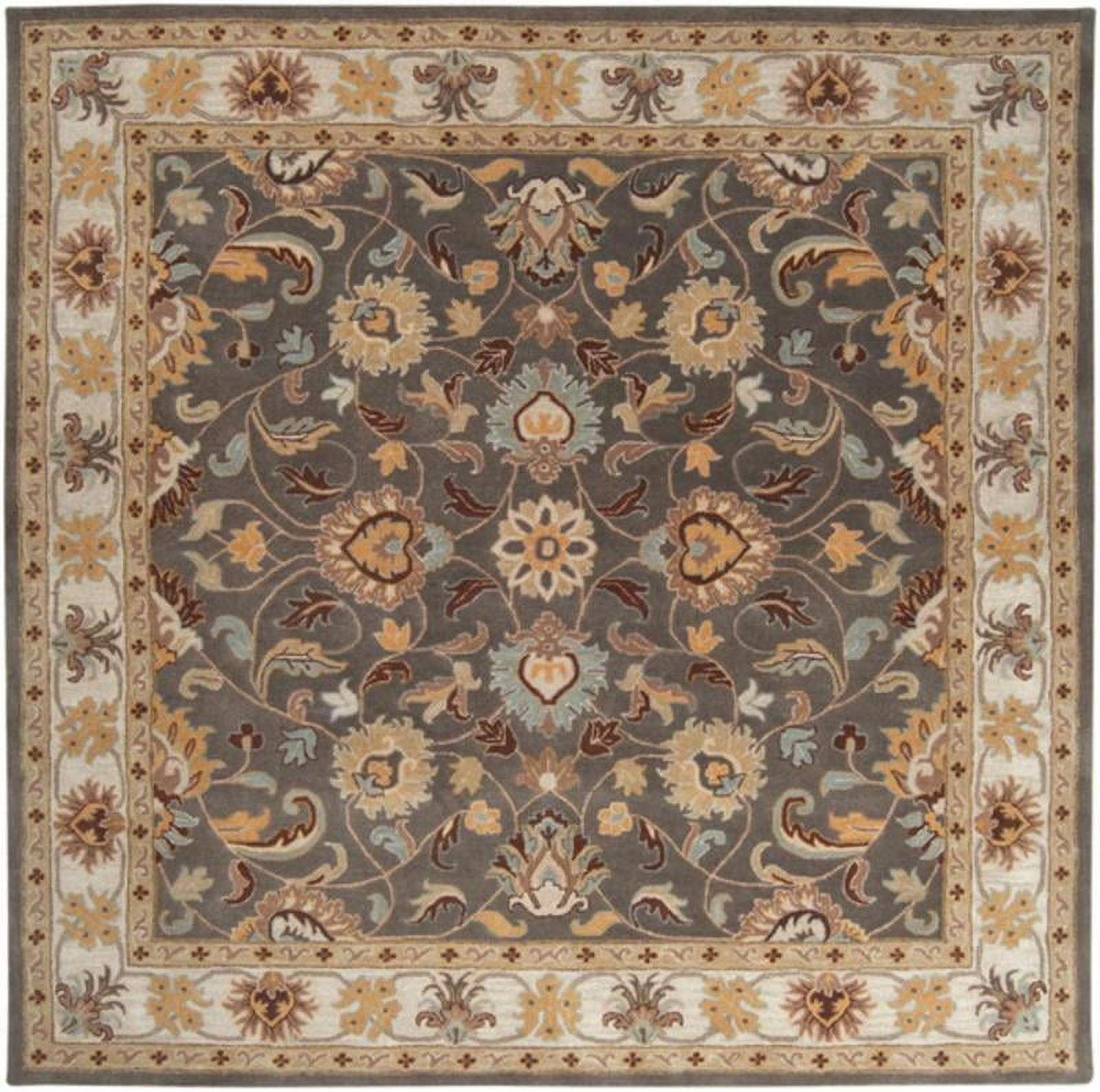 Mark & Day Paris 8'x8' Square Tufted Indoor Area Rugs Khaki