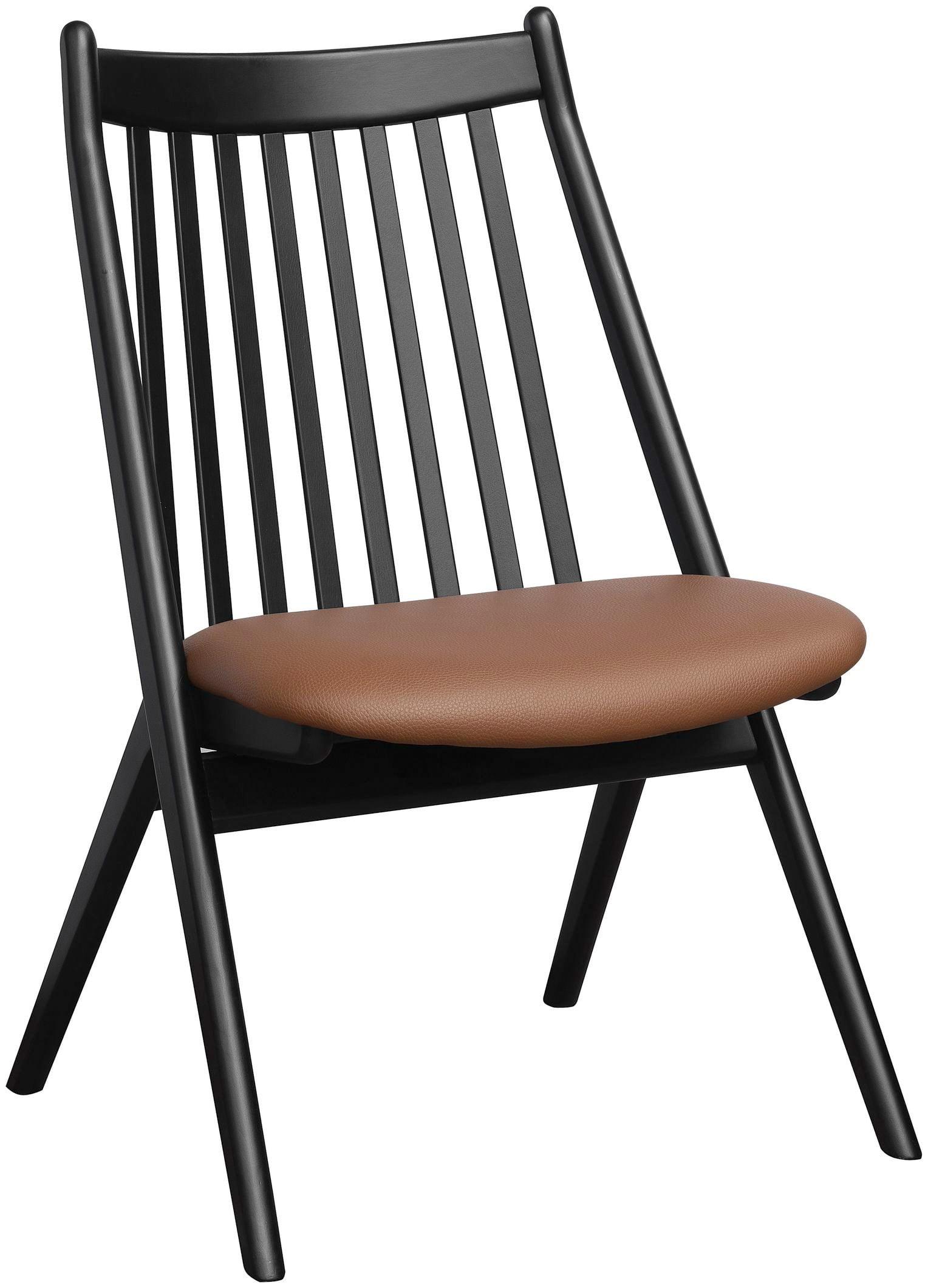 Trier Vegan Leather Spindle Dining Chair (Set of 2)