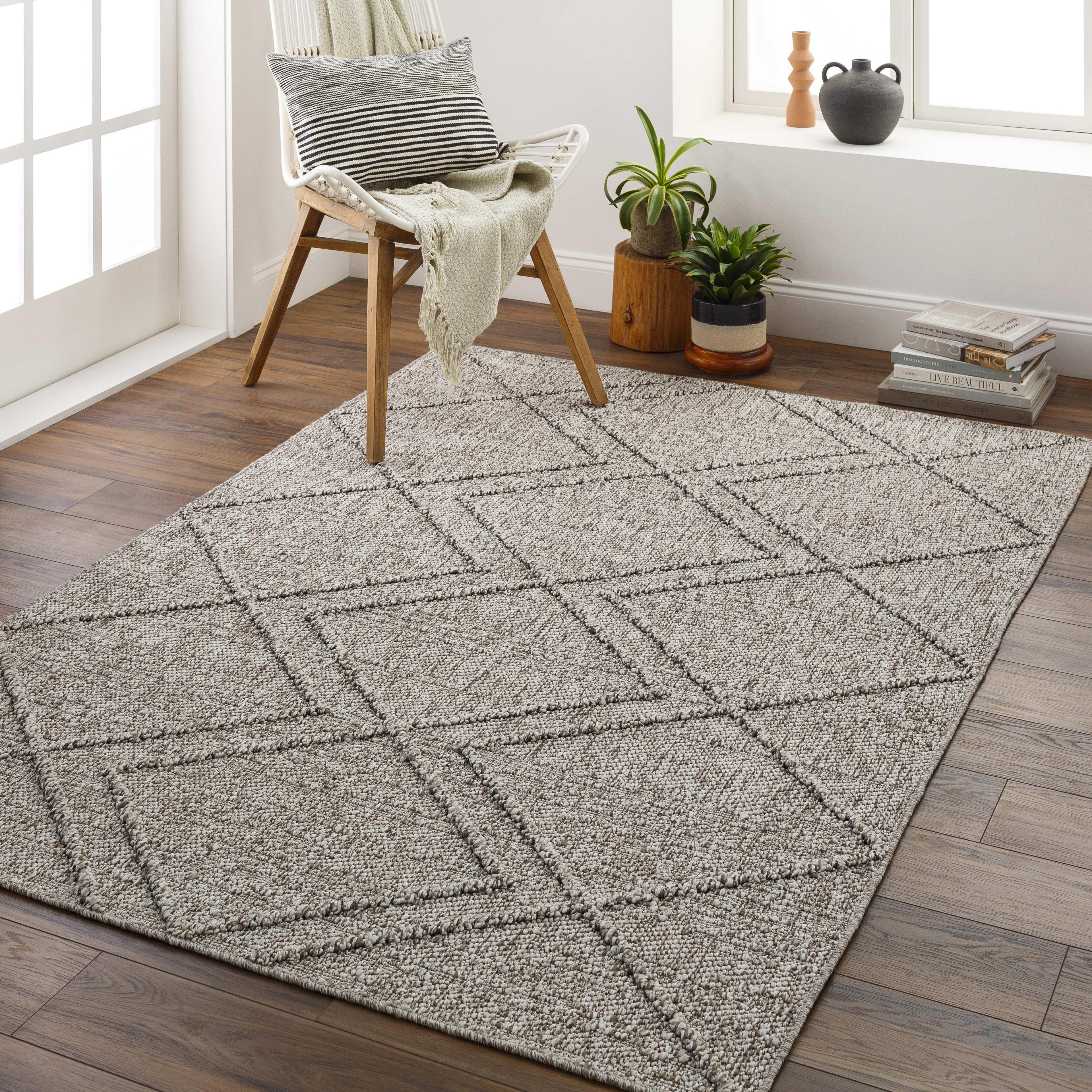 Mark & Day East River 2'3"x3'9" Rectangle Woven Indoor and Outdoor Area Rugs Gray
