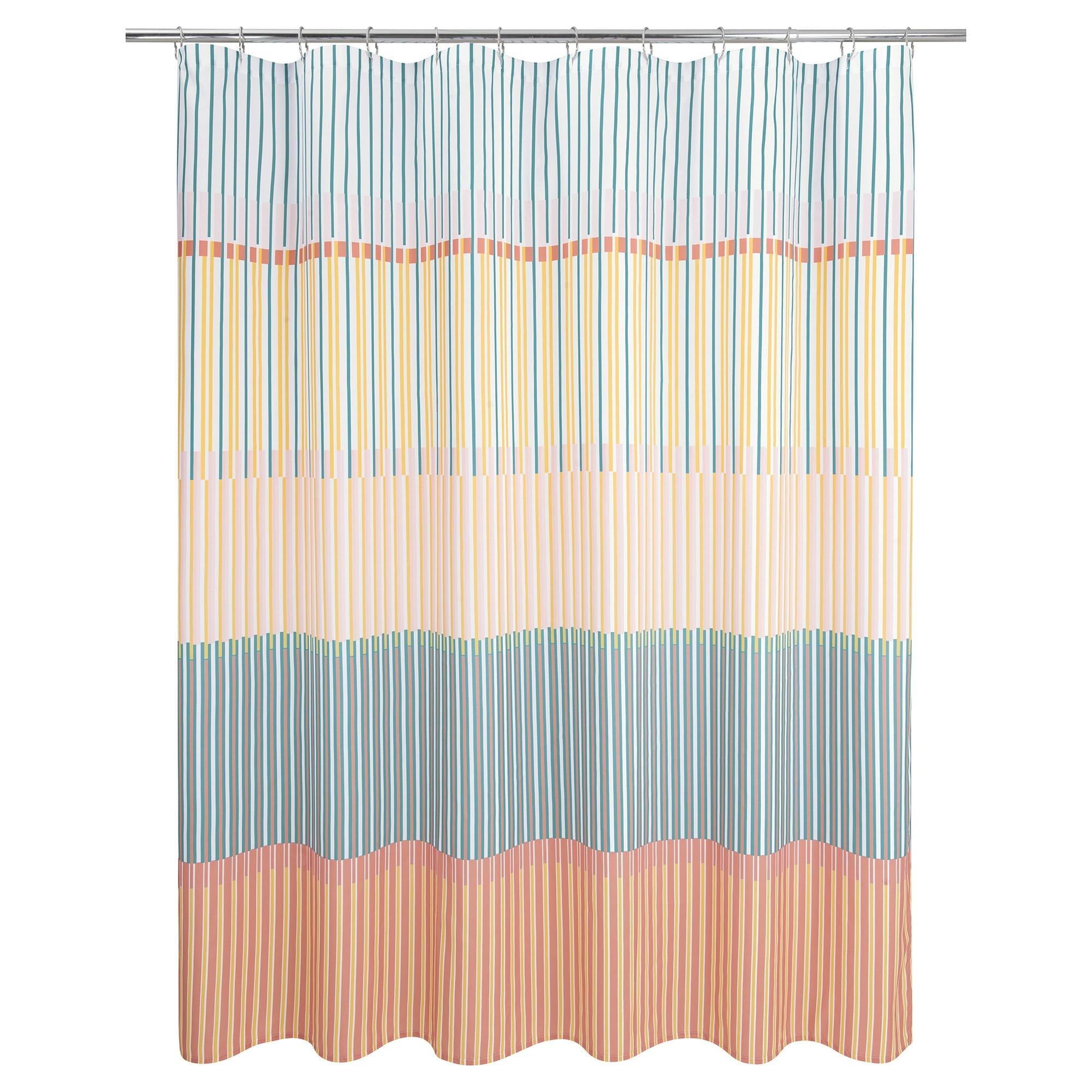 Corrigan Studio® Estin Striped Shower Curtain