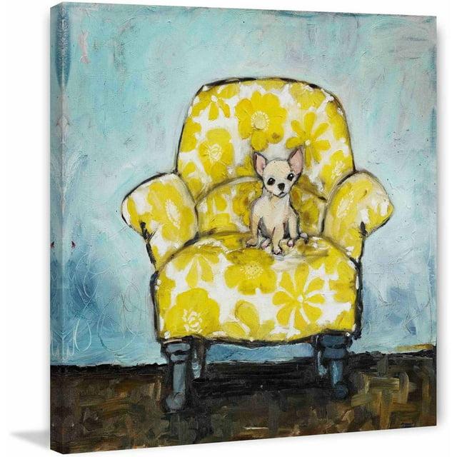 Dog Allowed In Painting Print on Wrapped Canvas