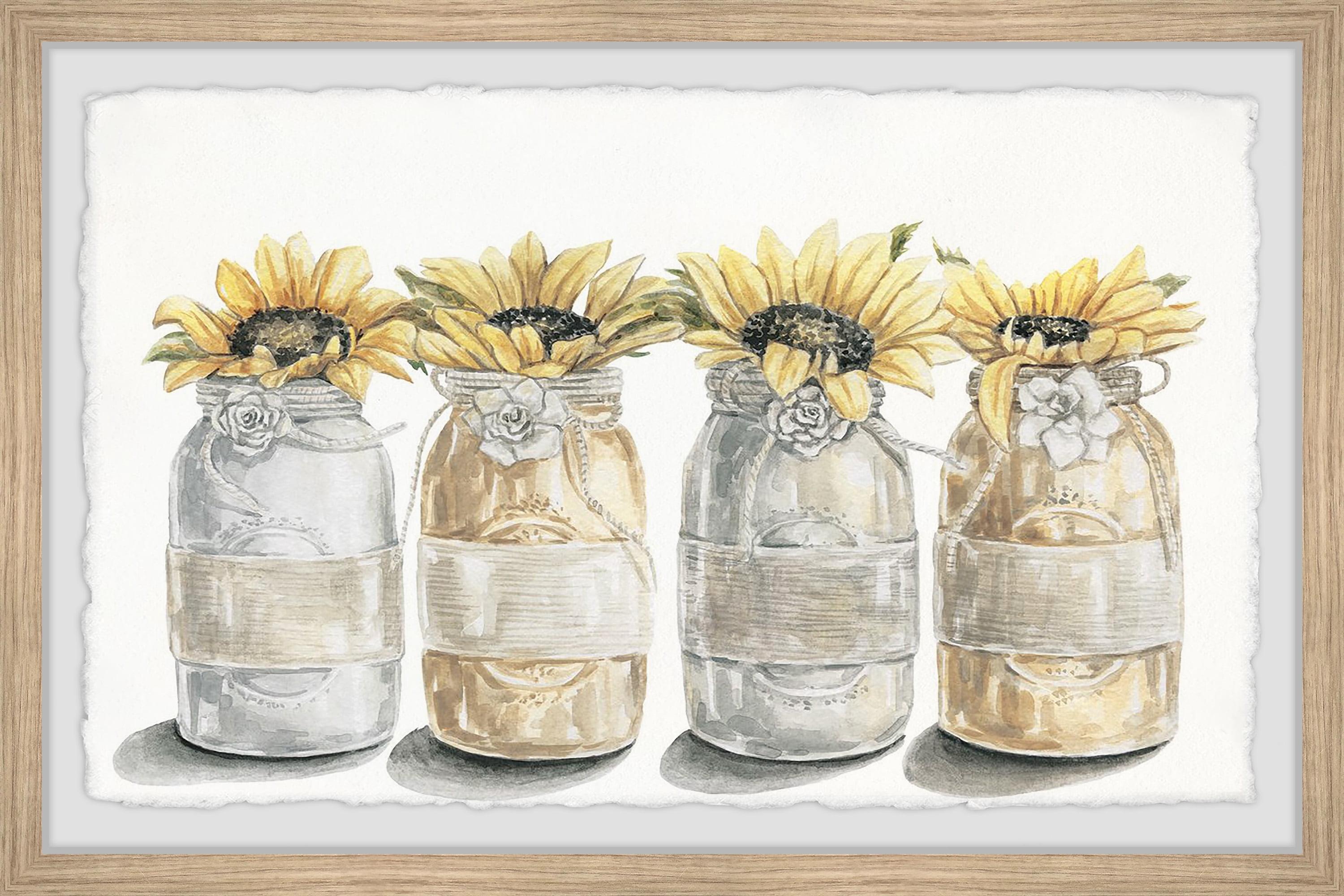 Marmont Hill " Floral Bloom Arrangement " Painting Print