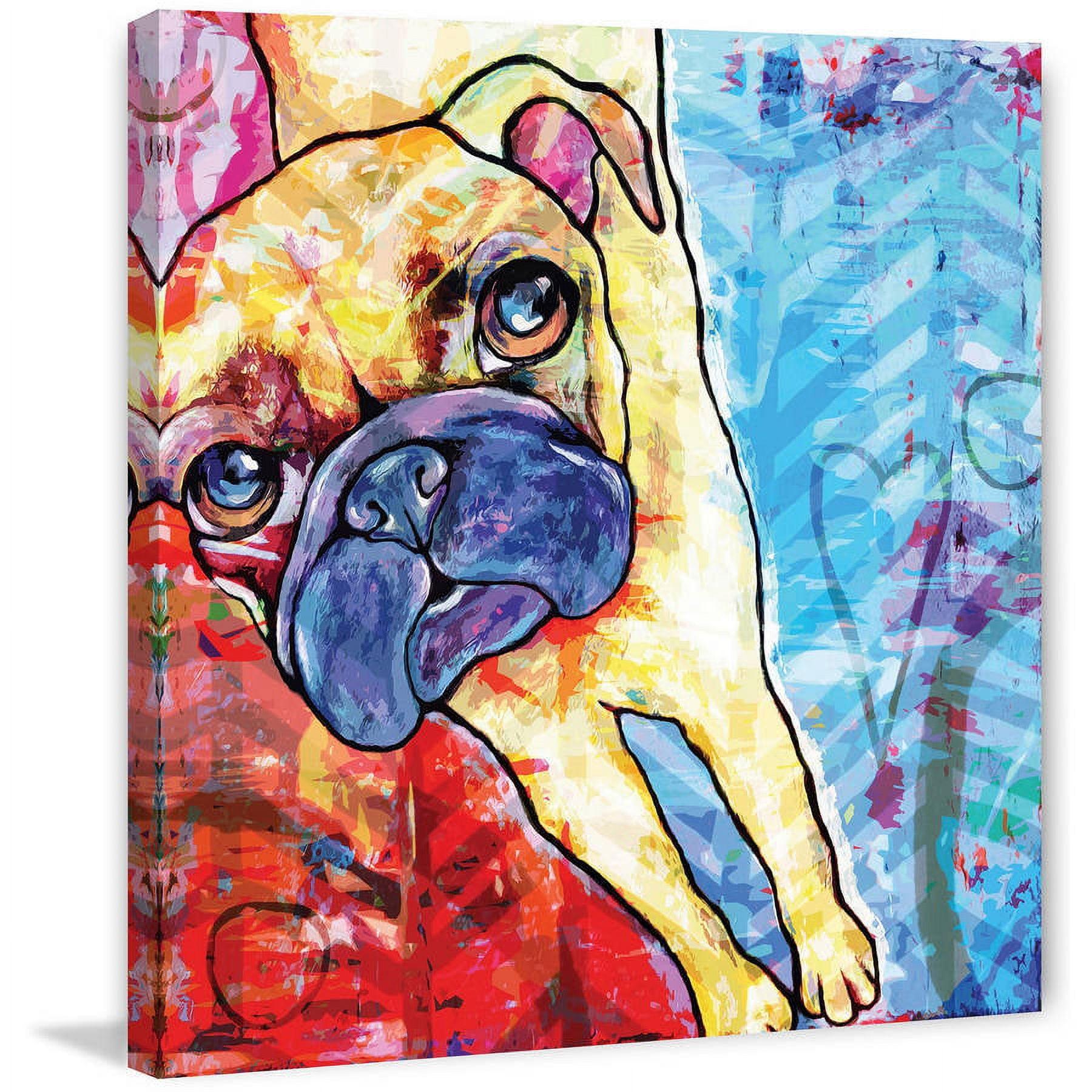 Marmont Hill " Pug Pop Art " by Stephanie Gerace