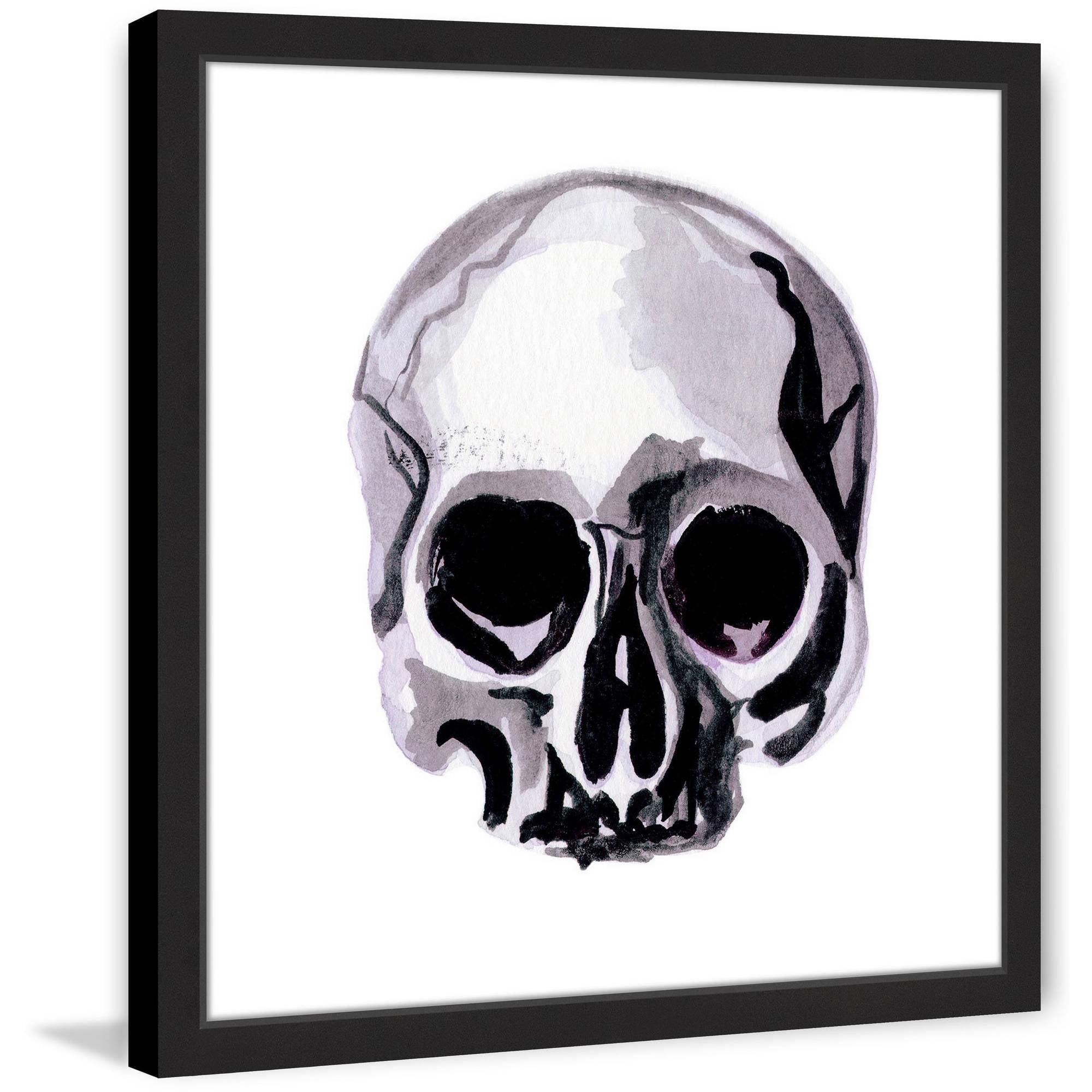 House of Hampton® " Watercolor Skull " by Molly Rosner