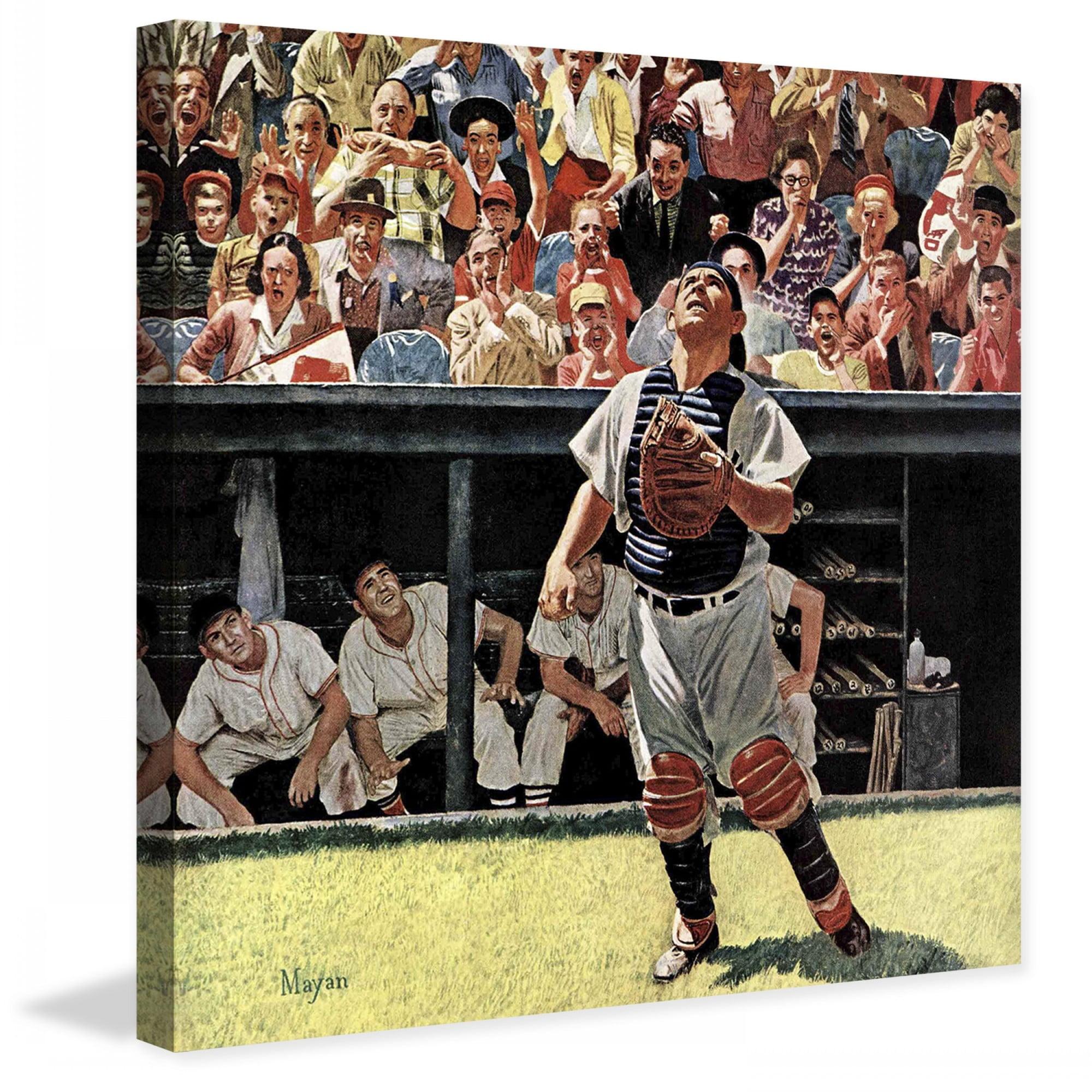 " Yogi Berra " by Earl Mayan Painting Print