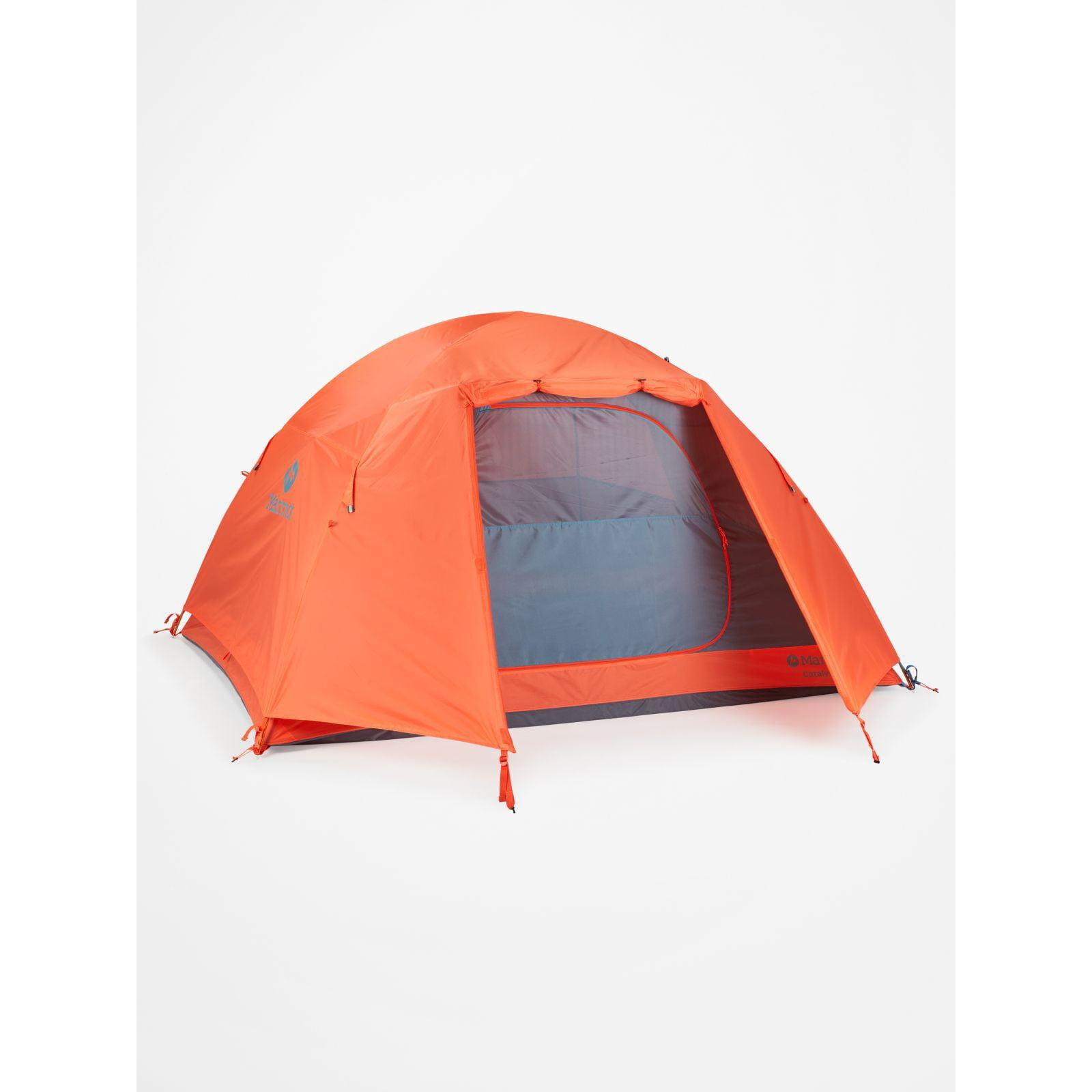 Catalyst 3-Person Red and Blue Camping Tent with Vestibule