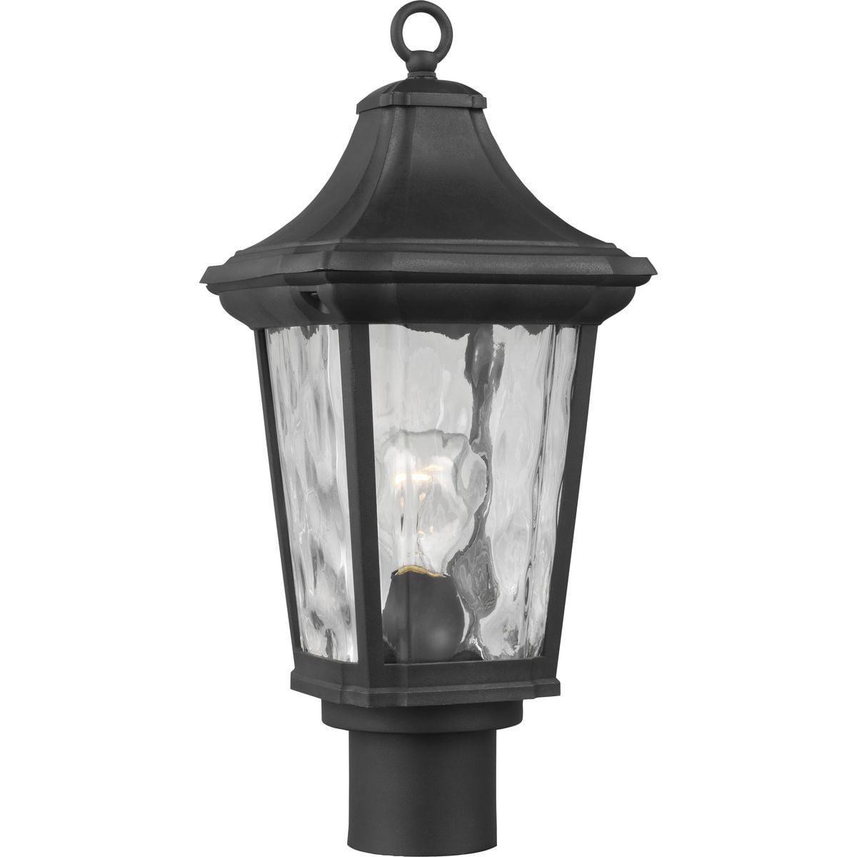 Marquette 19" Black Composite Polymer Outdoor Post Lantern