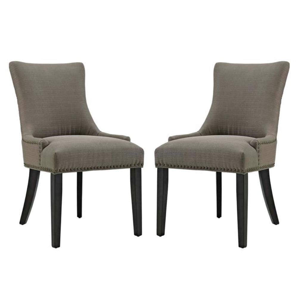 ModwayMarquis Dining Side Chair Fabric Set of 2