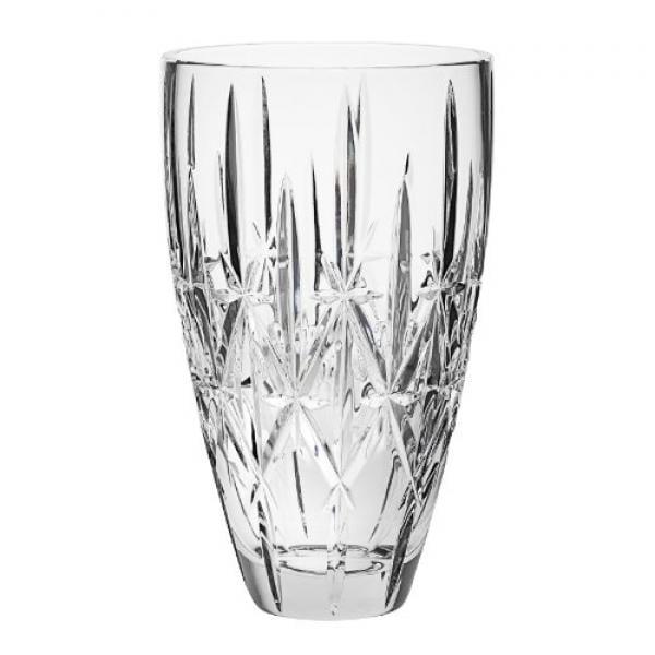 Marquis by Waterford Sparkle Crystalline Vase 9 Inches, Clear, Crystal