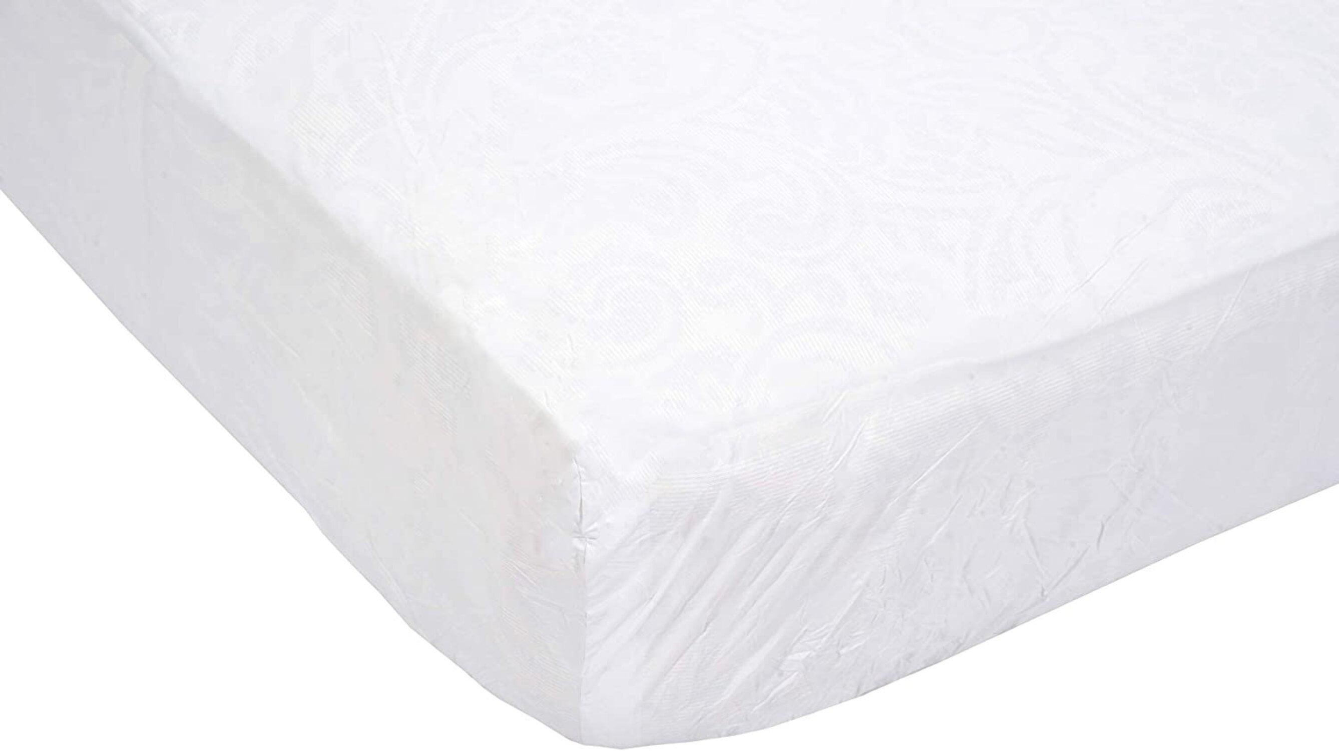 Mars Wellness Waterproof Vinyl Mattress Protector and Cover - White Mattress Cover Sheet Fitted Twin