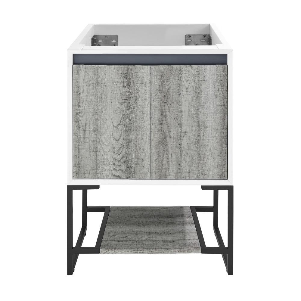 Swiss Madison Marseille 24.05" Single Bathroom Vanity Base Only in Gray