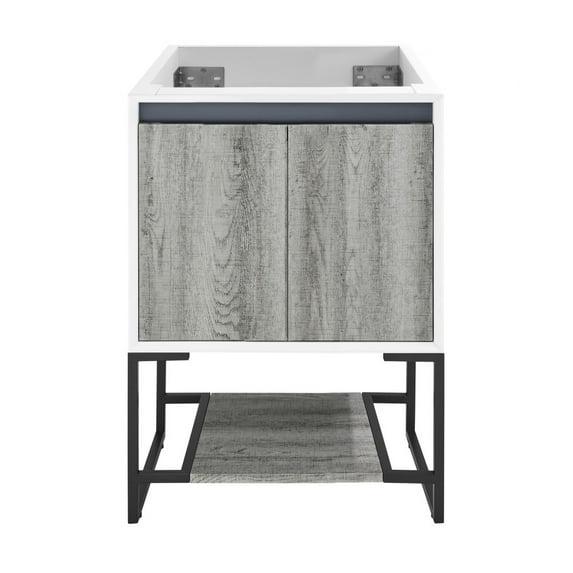 Swiss Madison Marseille 24.05" Single Bathroom Vanity Base Only in Gray