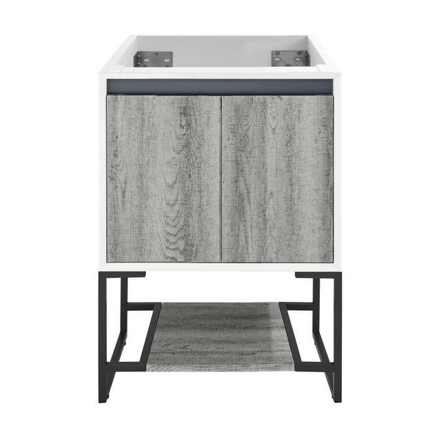 Swiss Madison Marseille 24.05" Single Bathroom Vanity Base Only in Gray