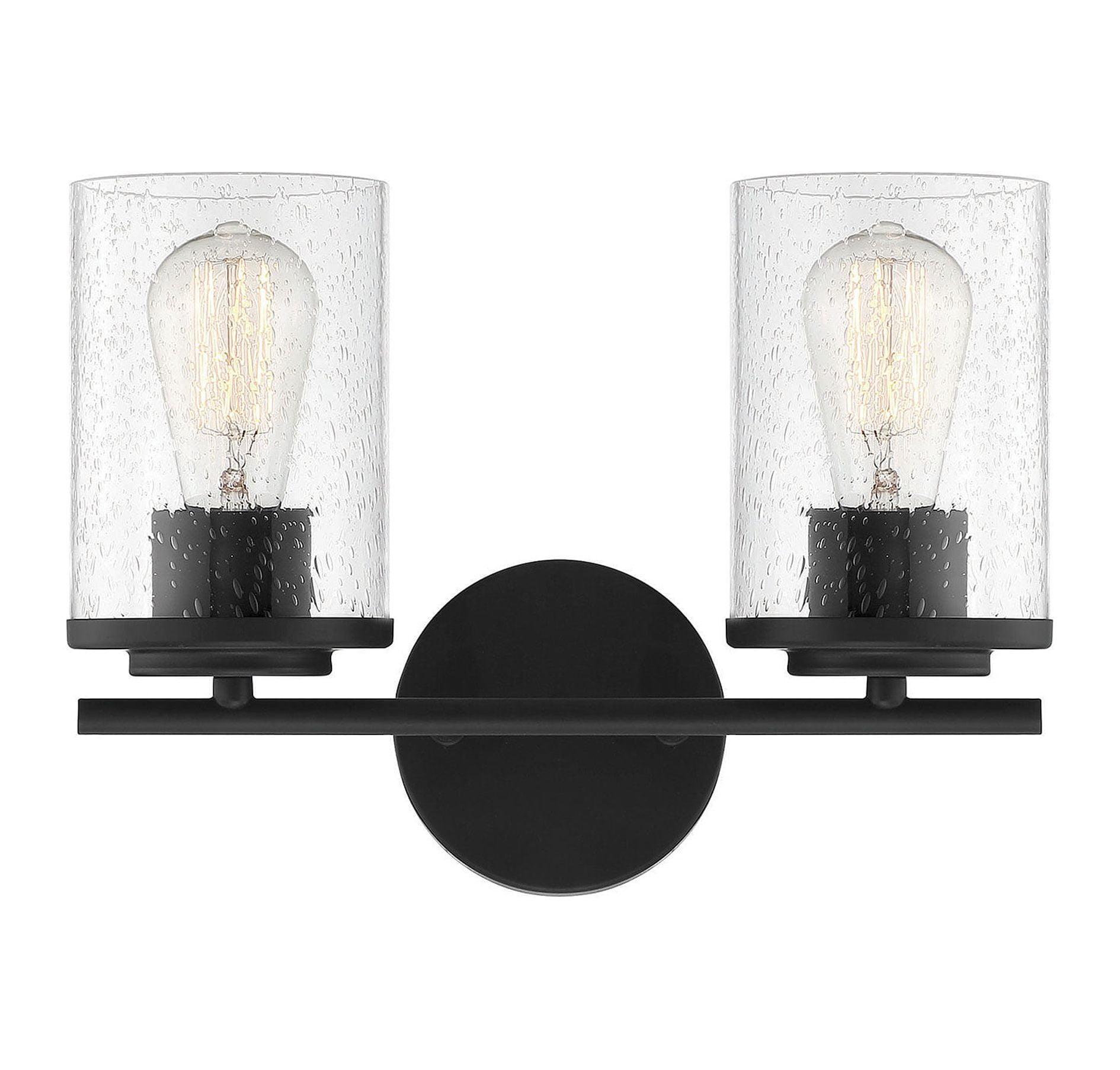 Savoy House Marshall 2 - Light Vanity in  Matte Black