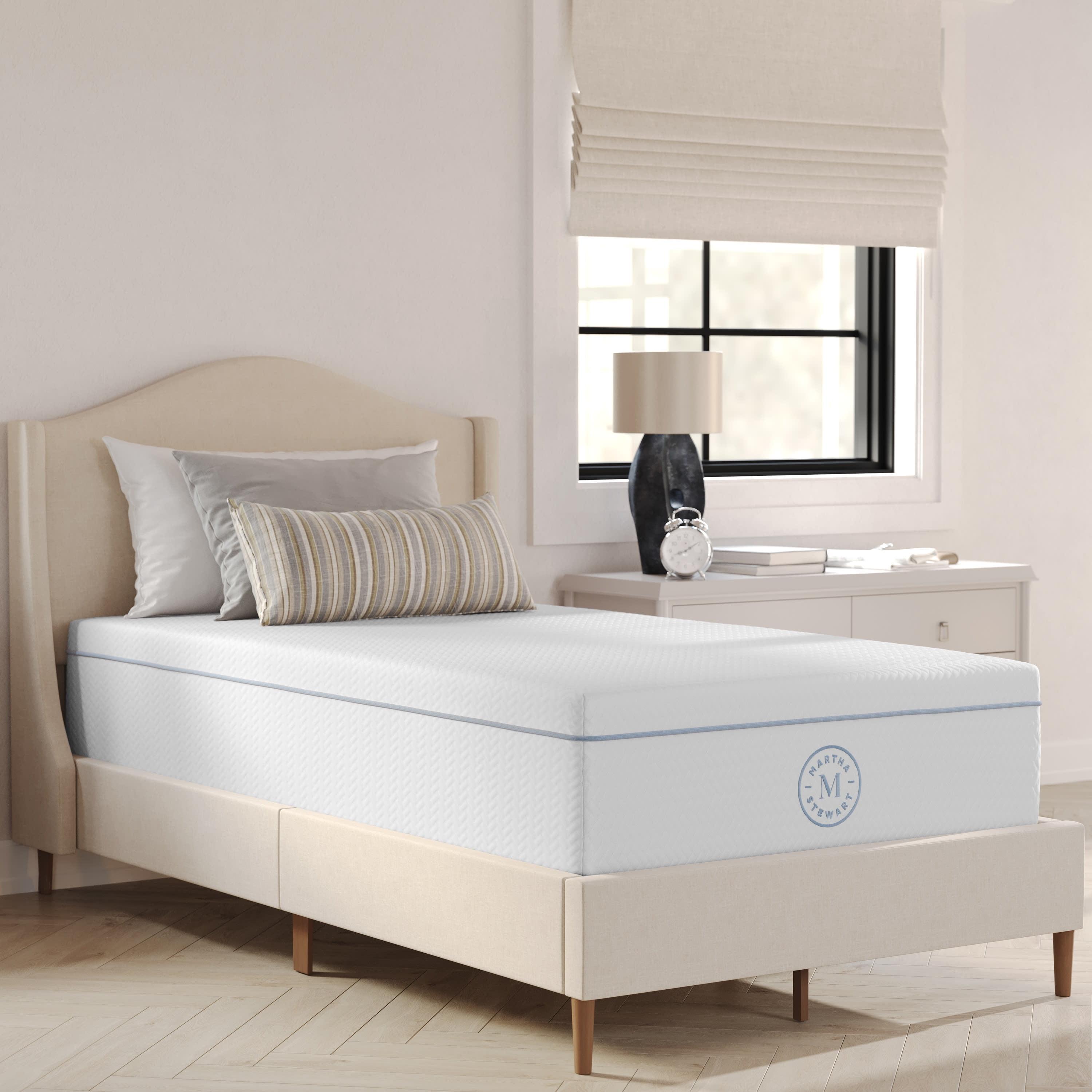 Martha Stewart SleepComplete Medium Support Dual-Action Green Tea Cooling Memory Foam Mattress