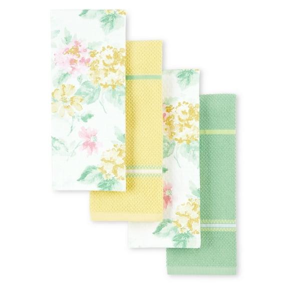 Martha Stewart Martha Stewart Amber Floral Kitchen Towel Set 4-Pack