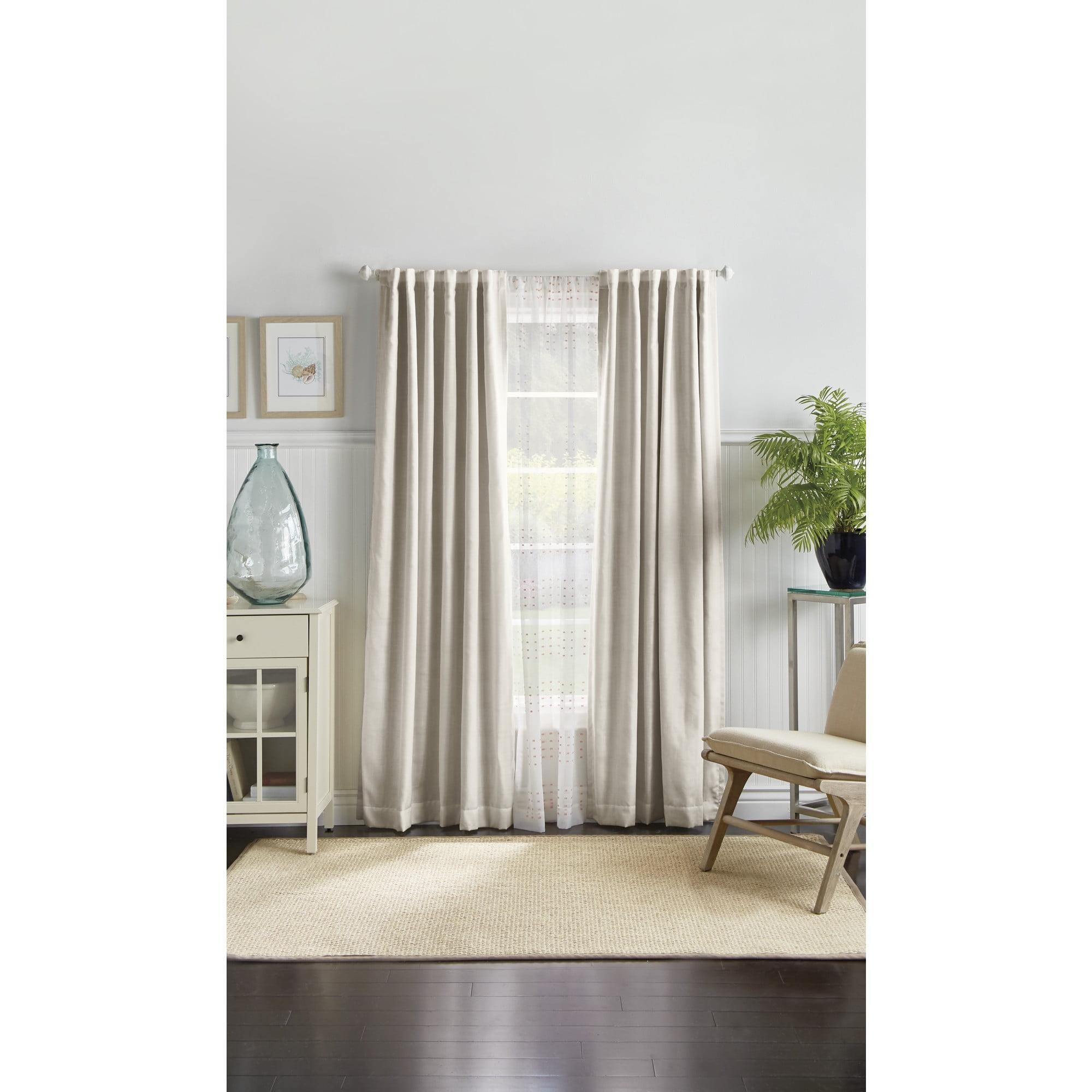 Martha Stewart Bedford Plaid Max Blackout Rod Pocket Cloud Curtain Panel Pair (Set of 2)
