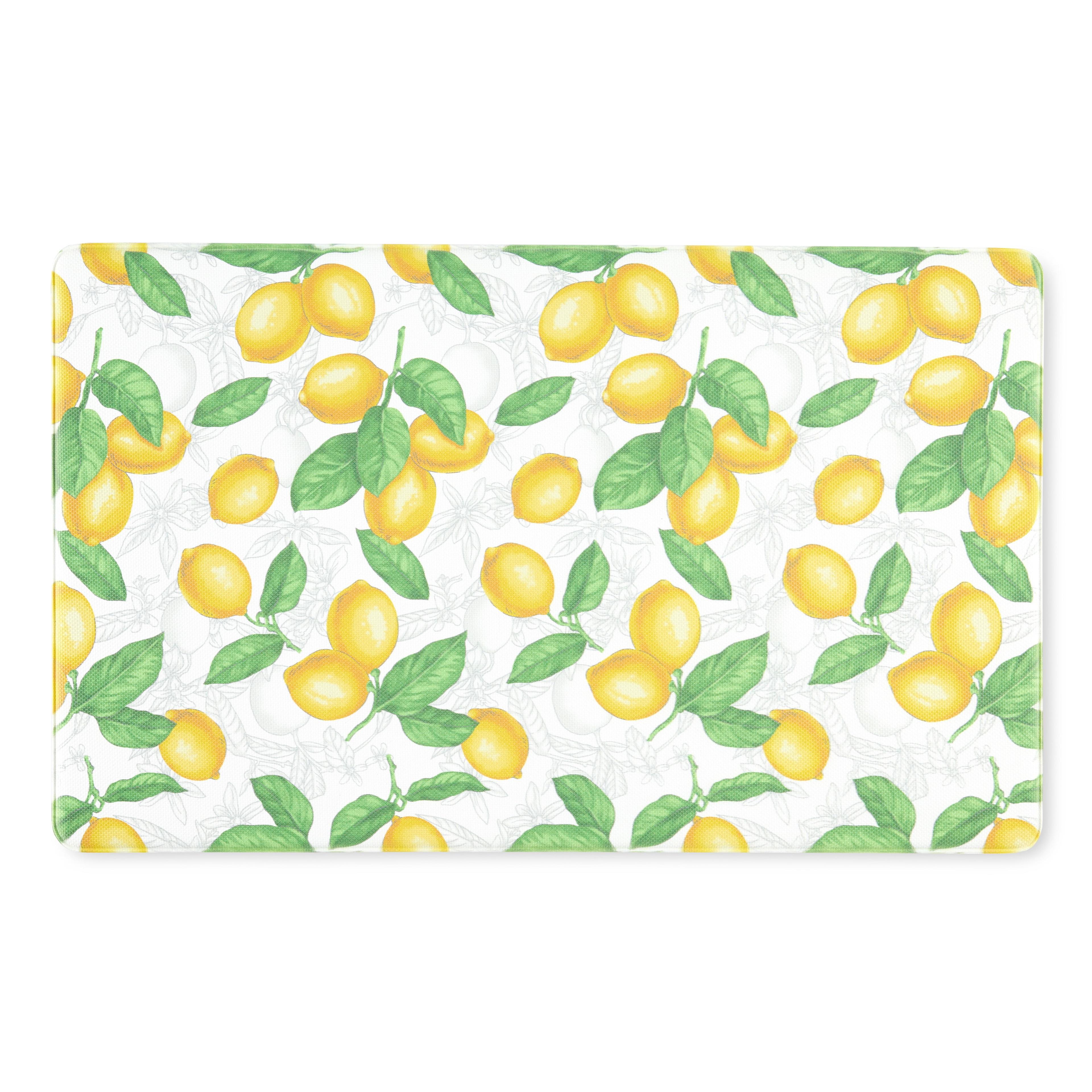 Martha Stewart Bloomfield Lots Of Lemons Anti-Fatigue Kitchen Mat