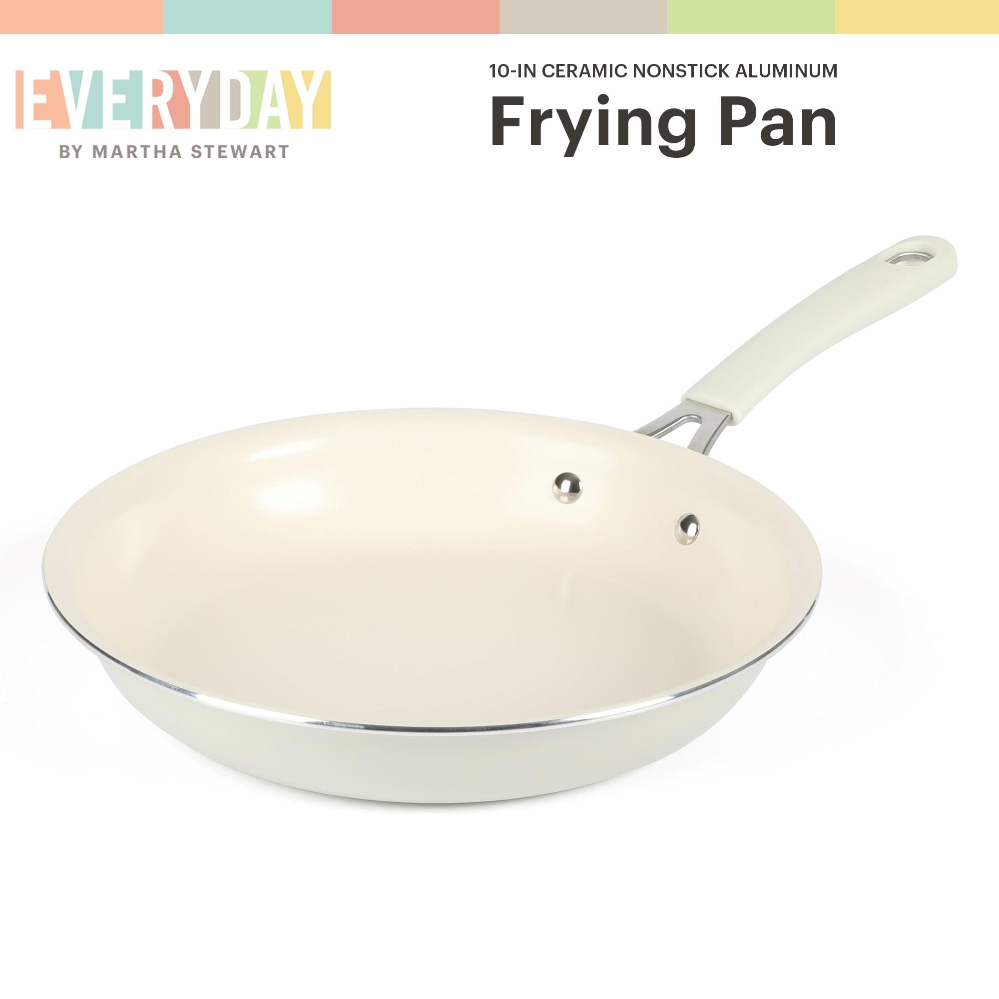 10-Inch Linen Aluminum Ceramic Nonstick Fry Pan