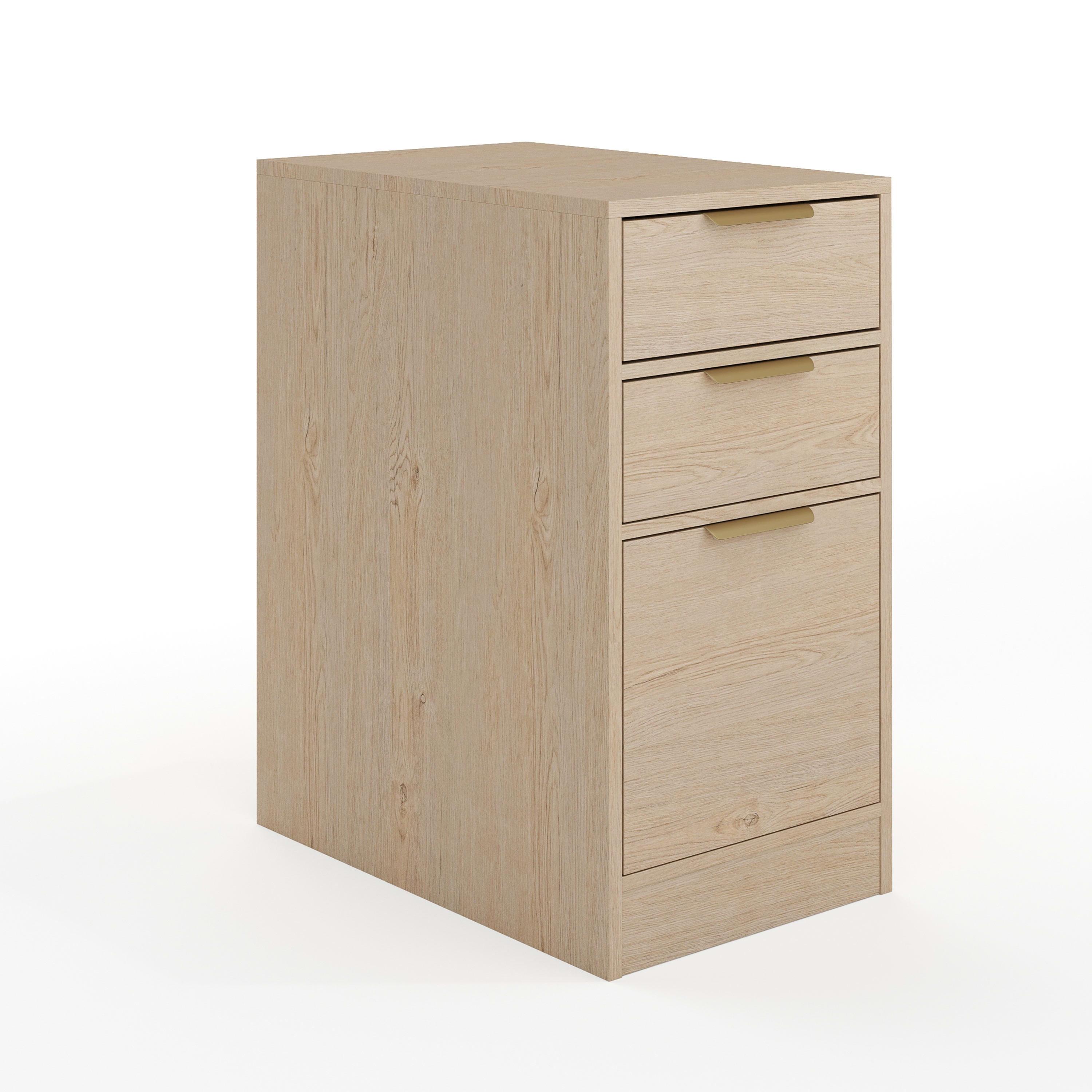 Martha Stewart Martha Stewart Kayden Home Office Modular 3 Drawer File Cabinet