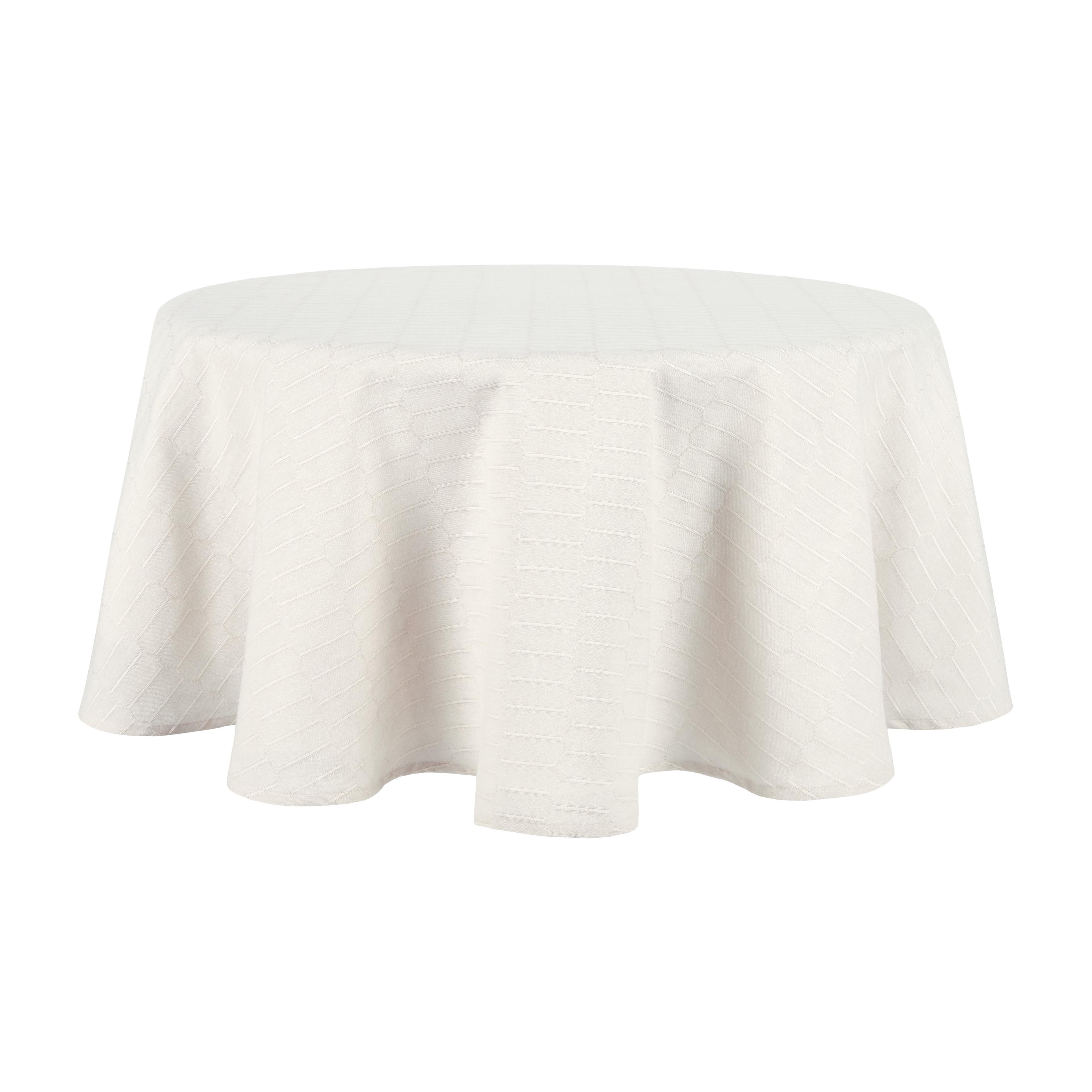 Martha Stewart Honeycomb Modern Farmhouse Tablecloth